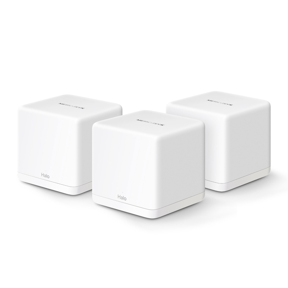 TP-Link WLAN-Router »Mercusys Halo H1500X AX1500 Whole Home Mesh-System Wi-Fi 6 3er Pack«, (Set, 3x H1500X)