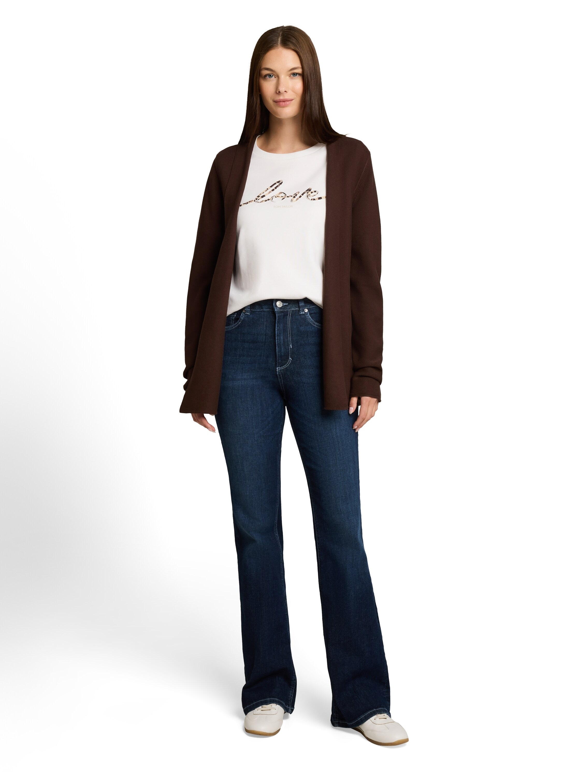 TOM TAILOR Kurzarmshirt Sommershirt mit Prints und Rundhals