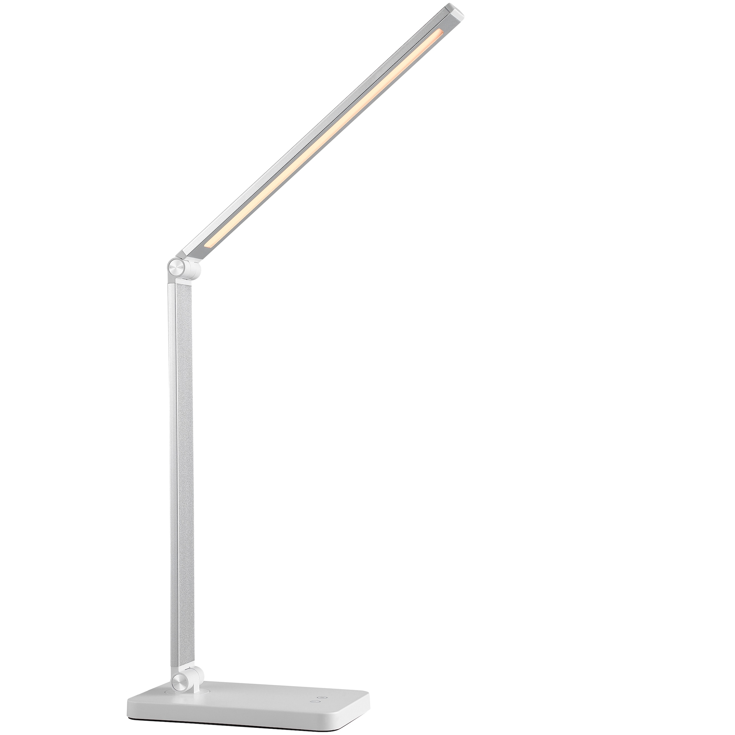 Brilliant LED Tischleuchte »Lomina« LED-Modul 1 Stk. warmweiß - kaltweiß 550 Lumen, 3000-6500K, dimmbar, USB, 38x11 cm