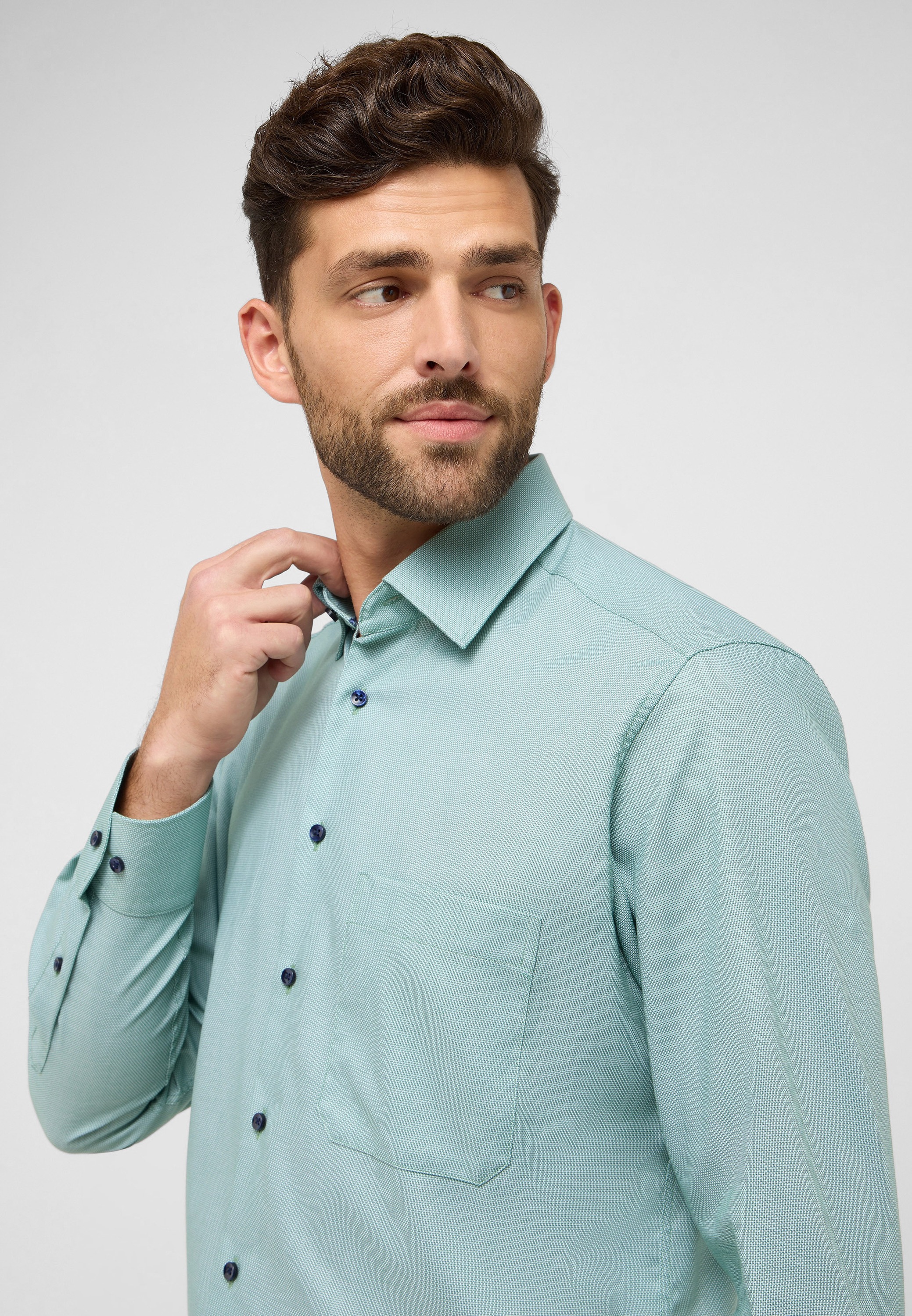Eterna Langarmhemd »COMFORT FIT«, NON IRON (bügelfrei)