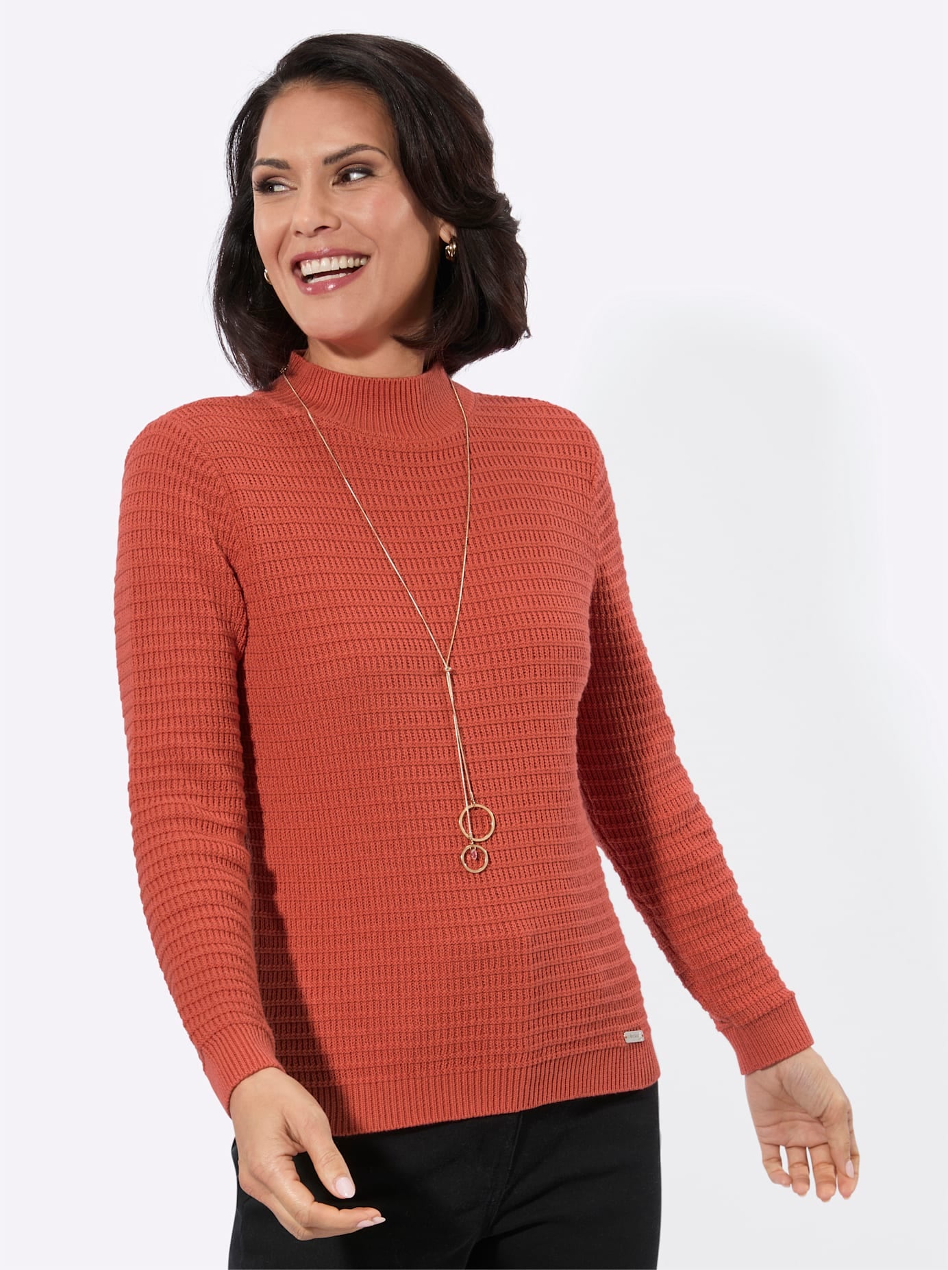 Casual Looks Stehkragenpullover »Stehkragen-Pullover«