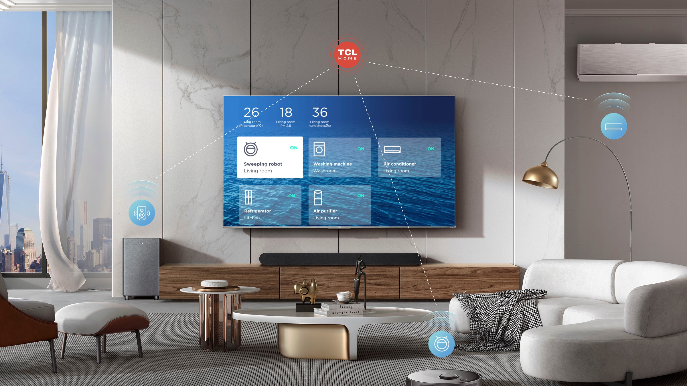 TCL QLED-Fernseher »65C731X1«, 4K Ultra HD, Smart-TV-Google TV, 4K HDR Pro, Dolby Atmos, HDMI 2.1, Metallgehäuse, ONKYO-Sound
