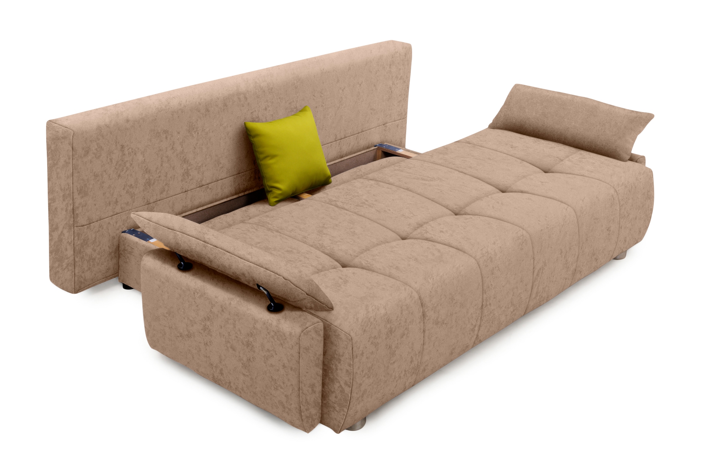 COLLECTION AB Schlafsofa »Funtastic«, mit Federkern, Bettfunktion, inklusive 2 Rücken- und 1 Zierkissen
