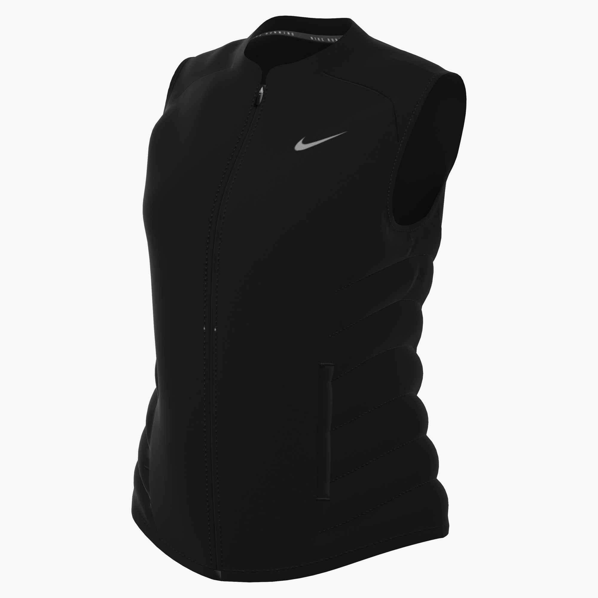 Nike Funktionsweste »W NK TEMPO RPL WRM VEST« mit minimalistischem Kragen, wasserabweisend, pflegeleicht