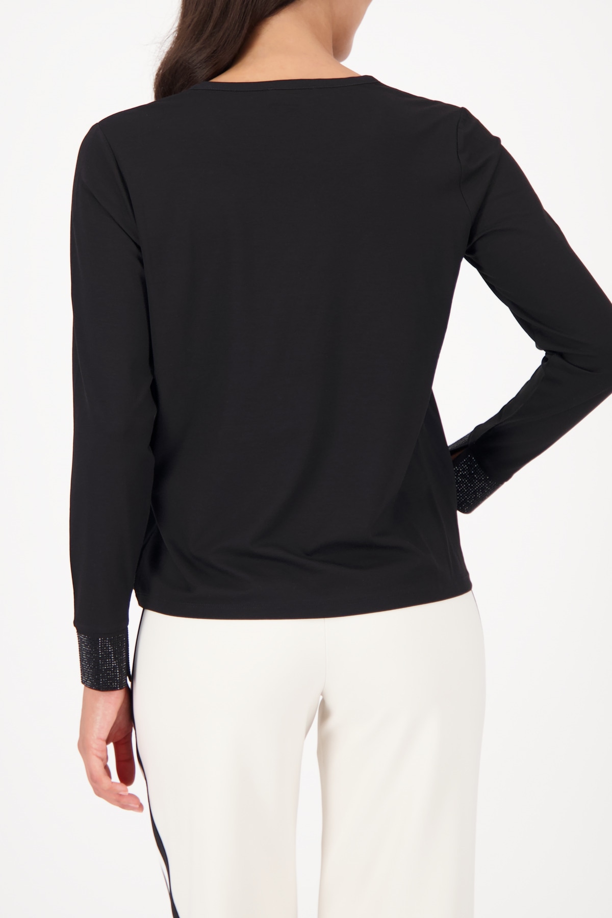 Monari Langarmbluse »Schluse Schmuckdetail«