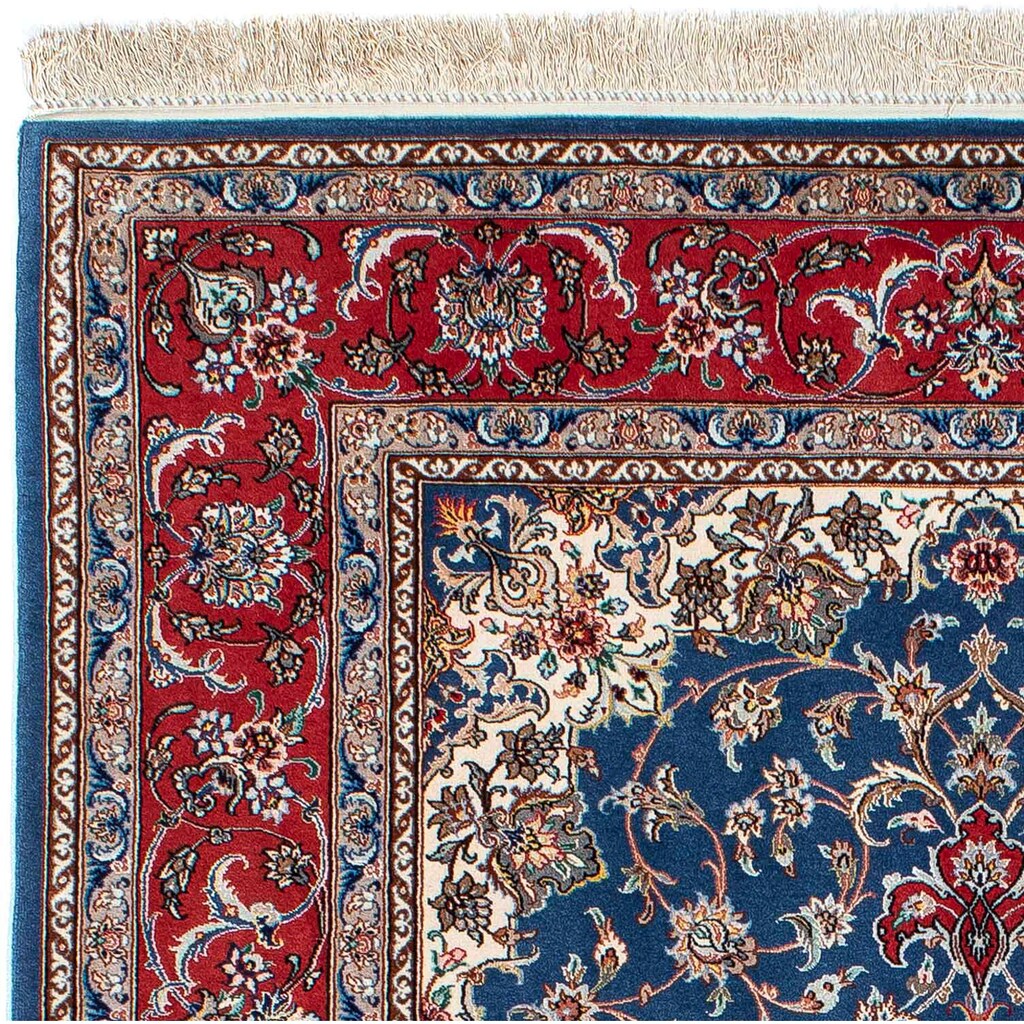 morgenland Wollteppich »Isfahan Medaillon 207 x 134 cm«, rechteckig