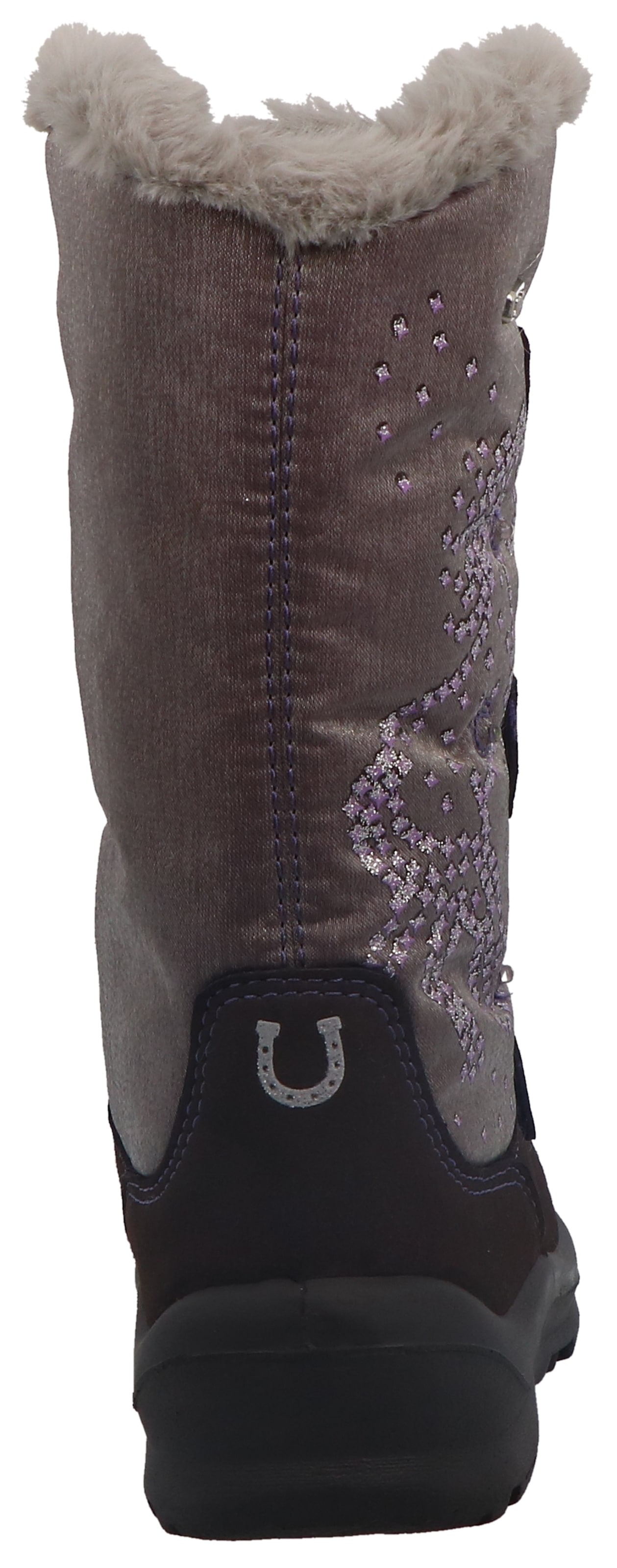 Lurchi Winterstiefel »Kalina-SYMPATEX Blinkschuh«, Winterboots mit Blinkfunktion, Größenschablone zum Download