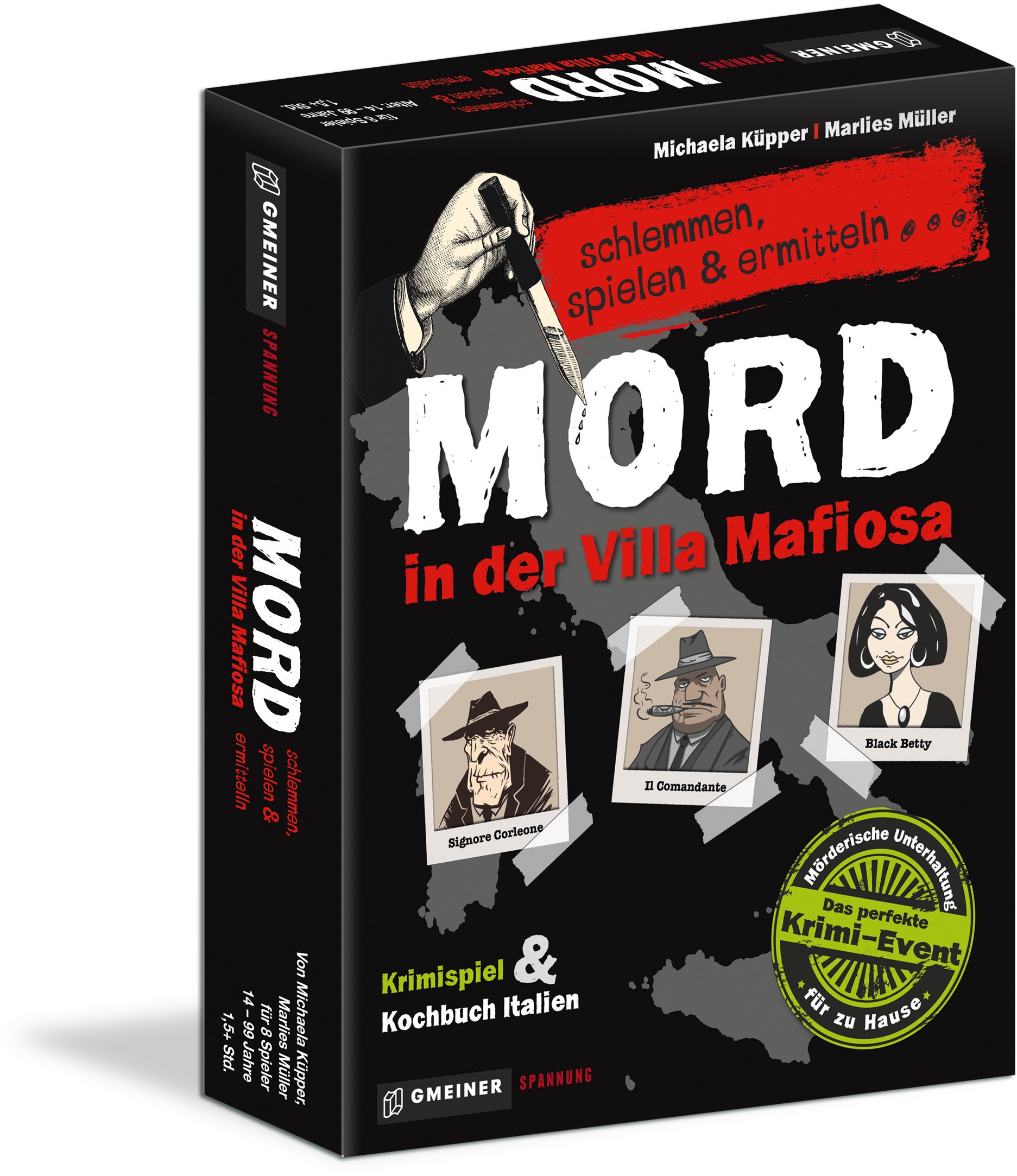 GMEINER Spiel »Mord in der Villa Mafiosa«