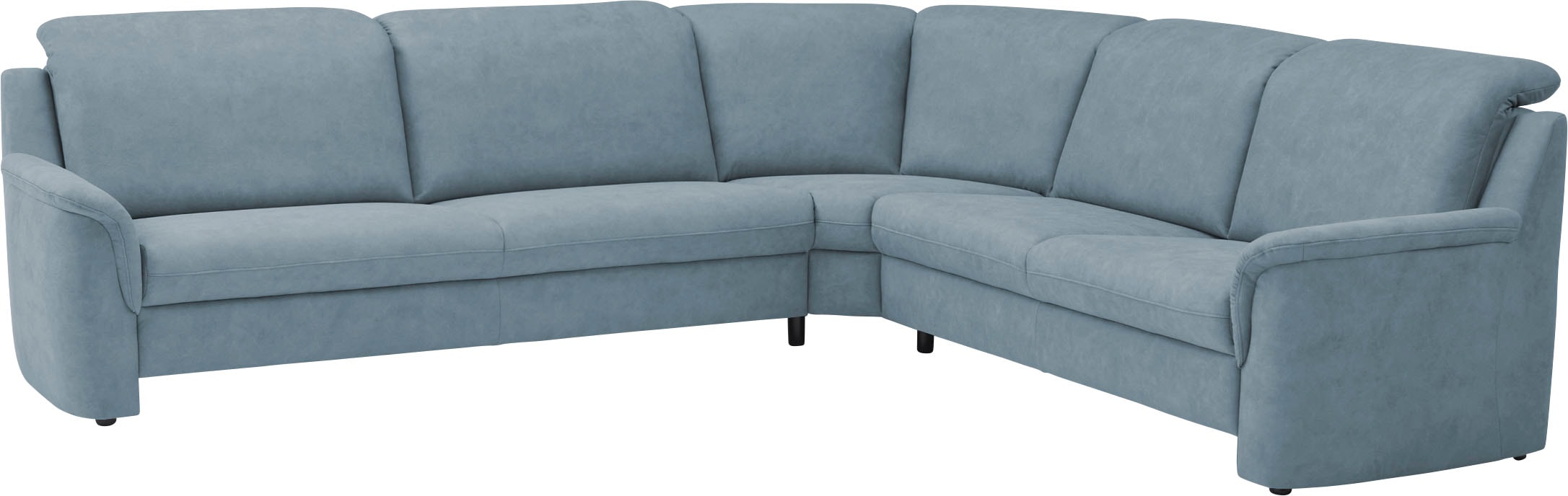 VILLA BECK Ecksofa »Garda L-Form«, (4 St.), inklusive Kopfteilverstellung, Stellmaß 277x245cm