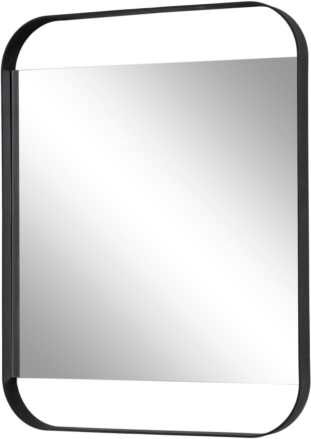 Spinder Design Wandspiegel »REX MIRROR Spiegel - Schwarz« Metall, Breite 46 cm