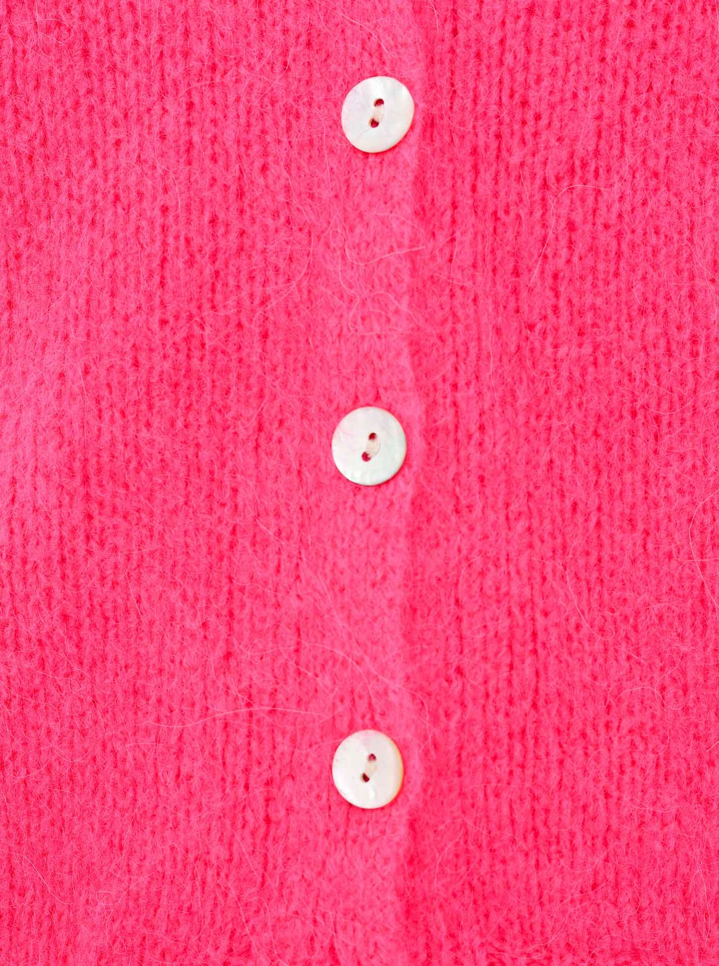 Zwillingsherz Strickjacke »"Uni"«, One Size, Langarm, Knopfleiste, tiefer V-Ausschnitt, Wollanteil