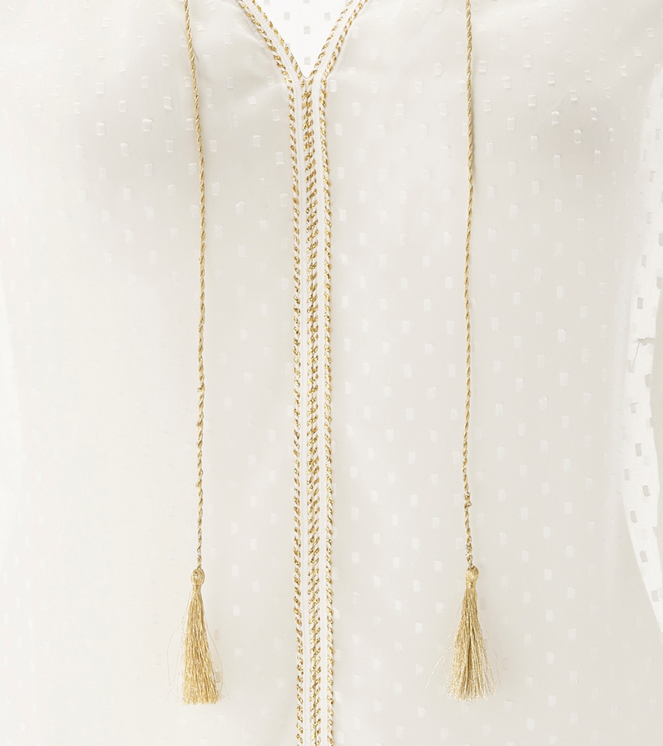 Aniston PLUS Schlupfbluse mit eingewebten Punkten - NEUE KOLLEKTION