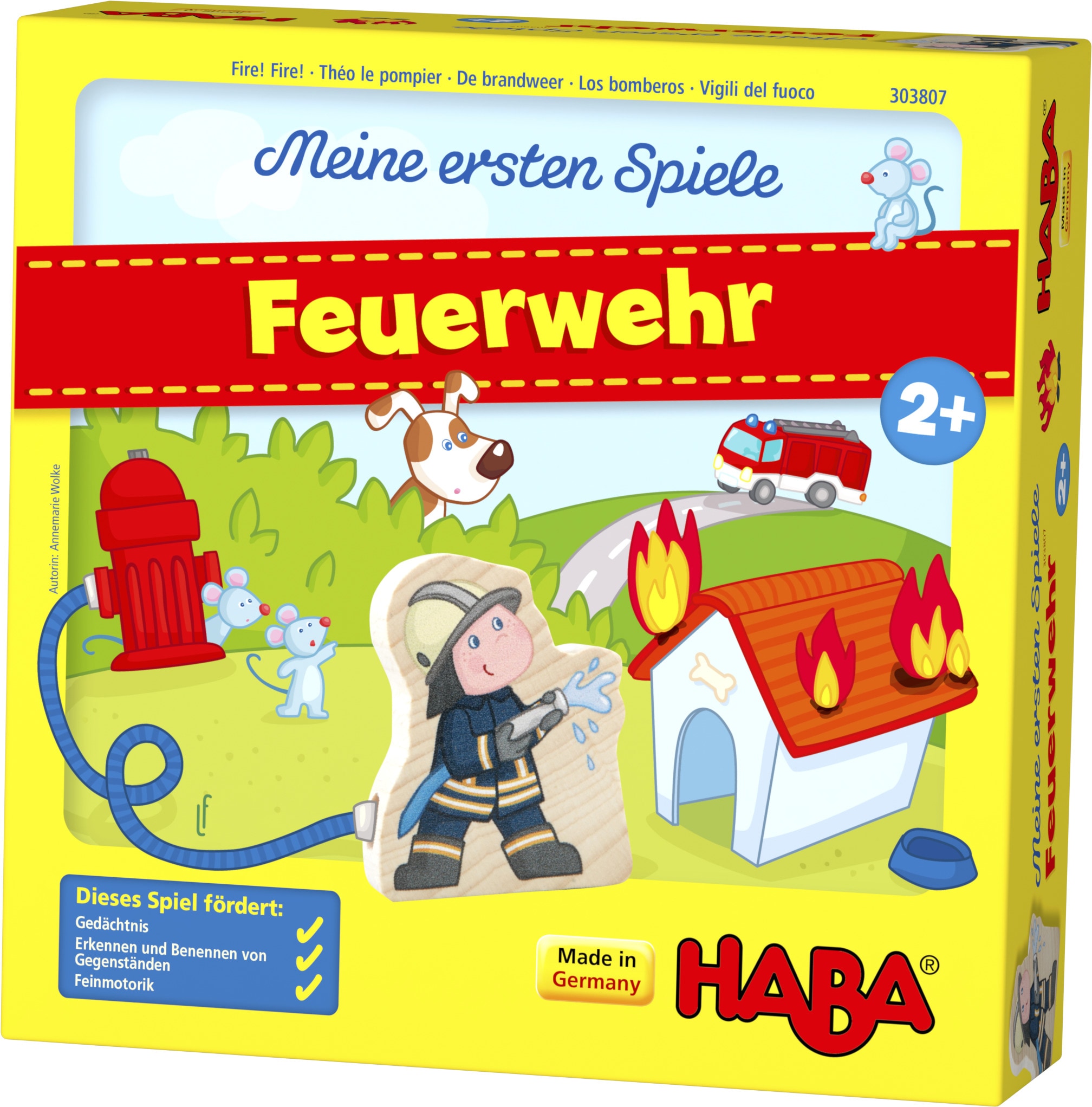 Spiel »Meine ersten Spiele - Feuerwehr«, Made in Germany