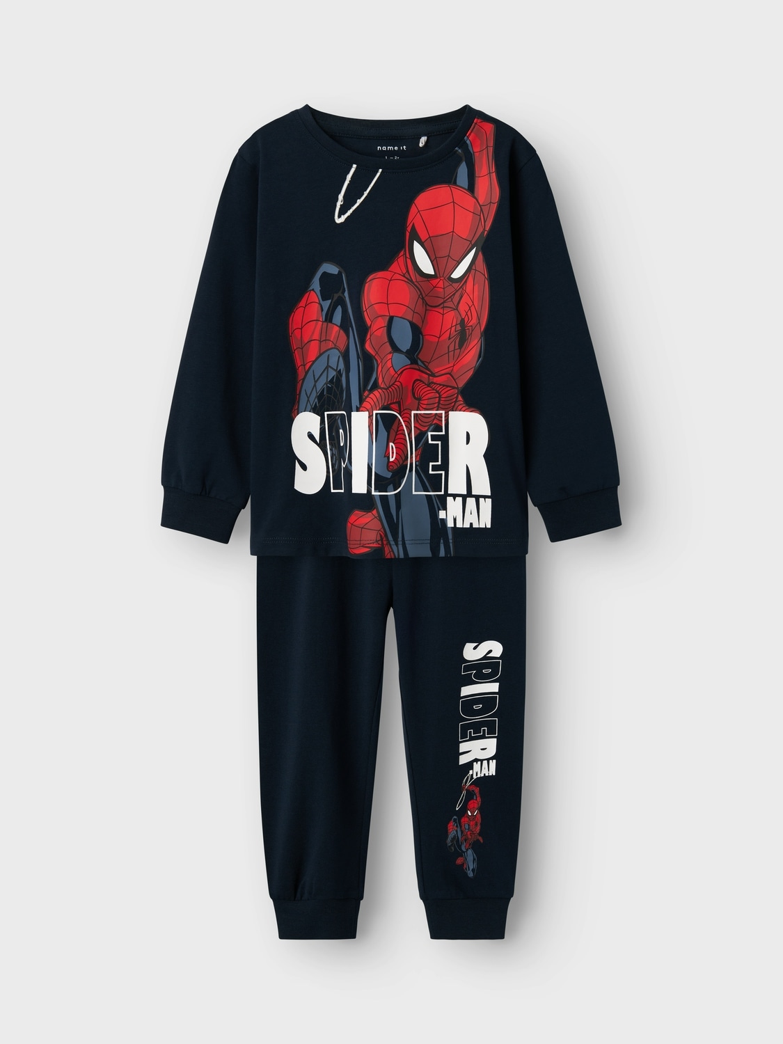 Name It Schlafanzug »NMMALFRED SPIDER LS NIGHTSET NOOS MAR«