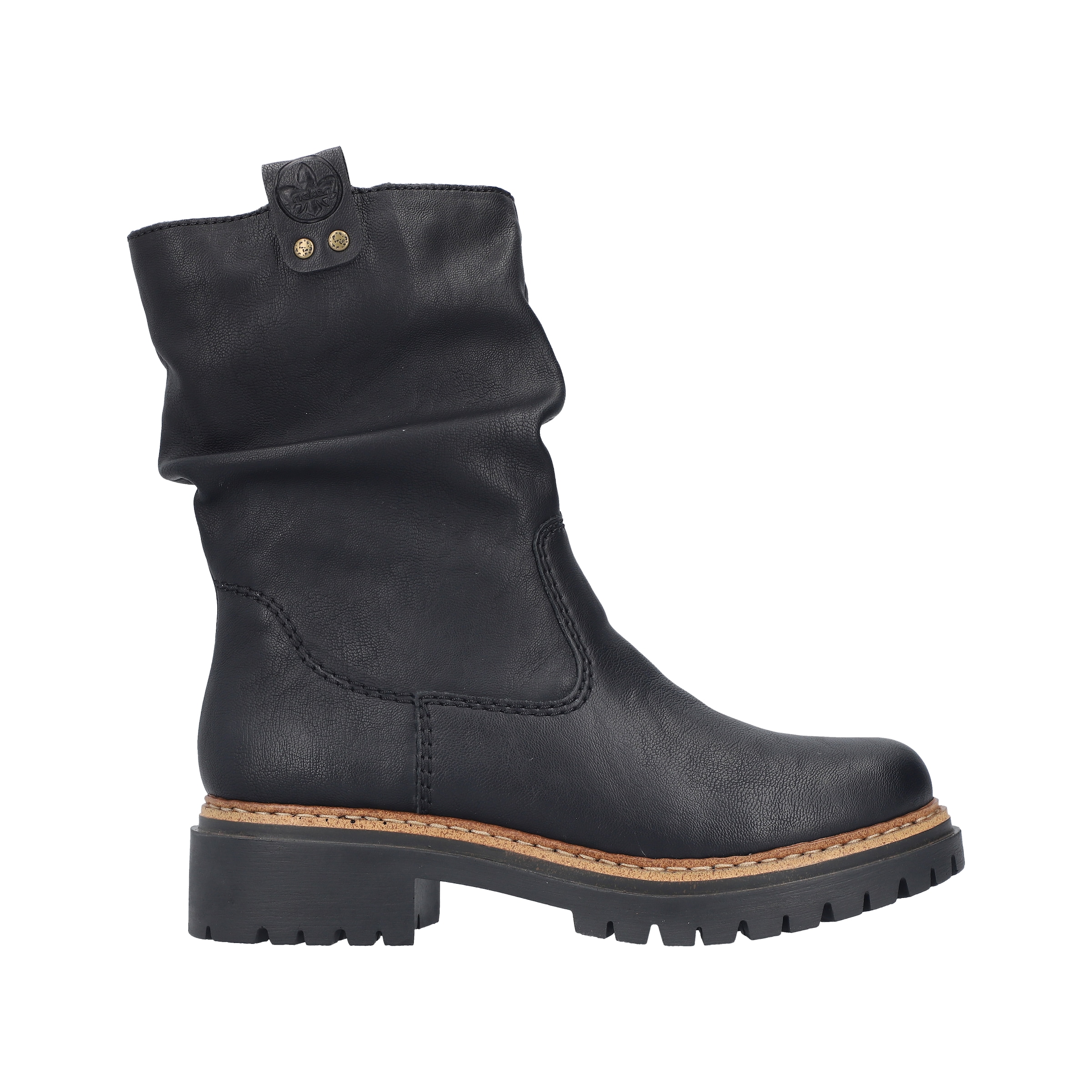 Rieker Winterstiefelette  Boots mit Innenreißverschluss und Profilsohle