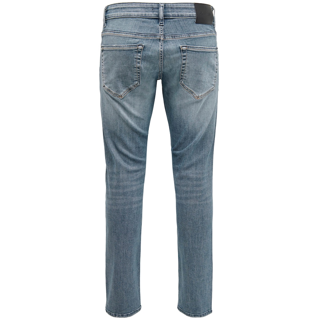 ONLY & SONS Slim-fit-Jeans »OS ONSLOOM SLIM BLUE GREY 40«, mit Destroyed Effekt