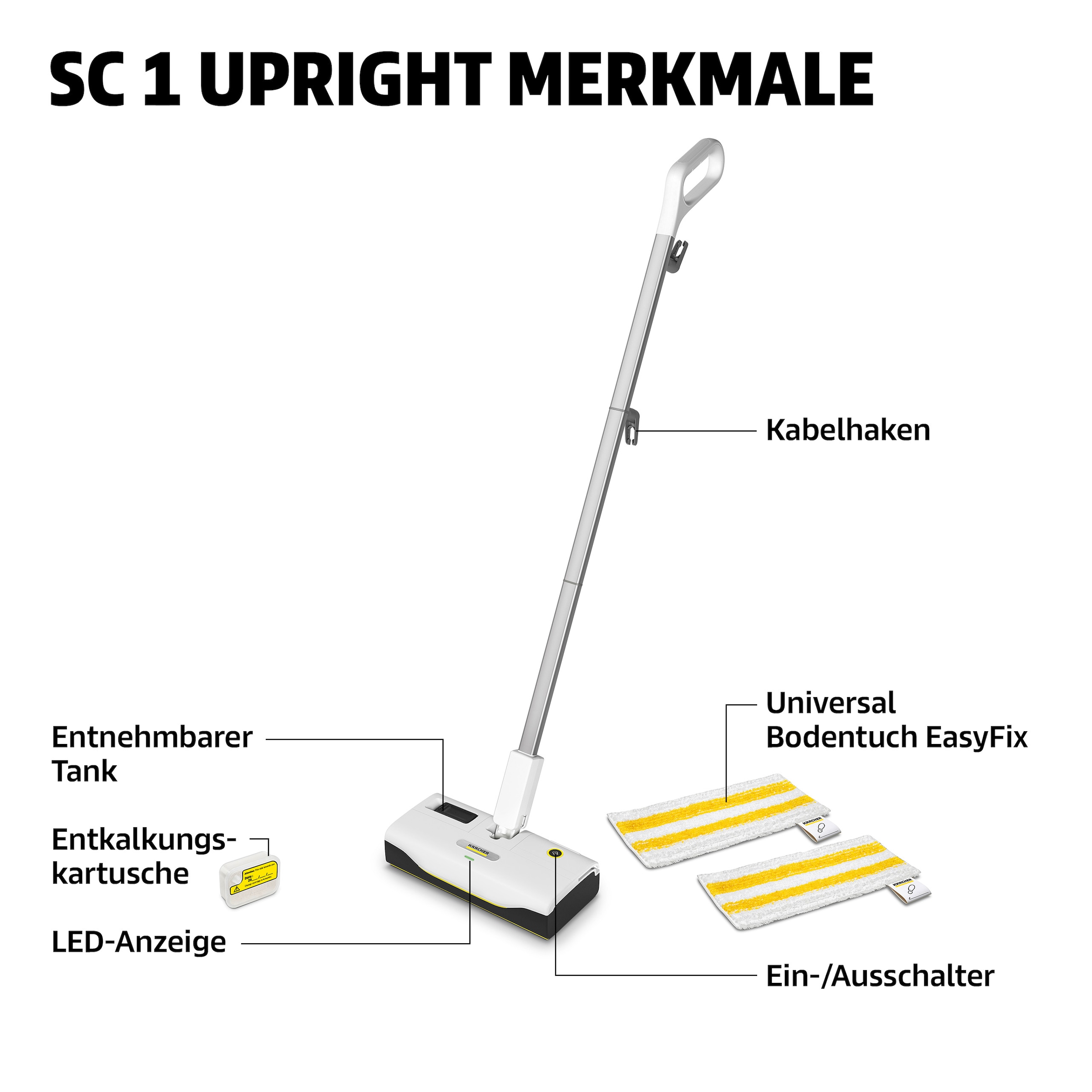 KÄRCHER Dampfreiniger »SC 1 Upright«
