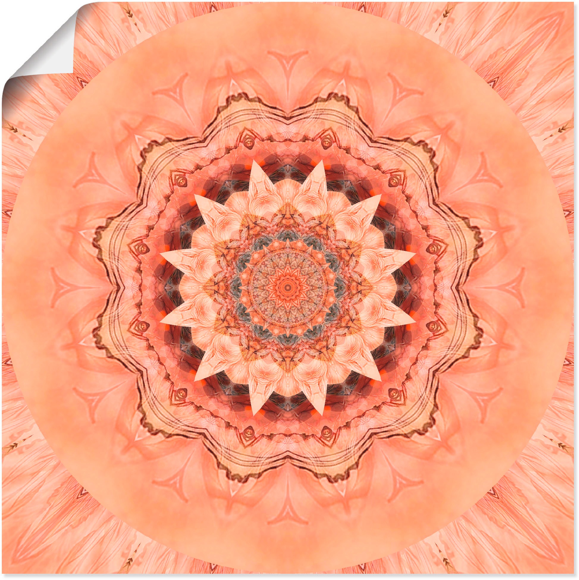Artland Wandbild »Mandala Barmherzigkeit«, Muster, (1 St.), als Leinwandbild, Poster in verschied. Größen