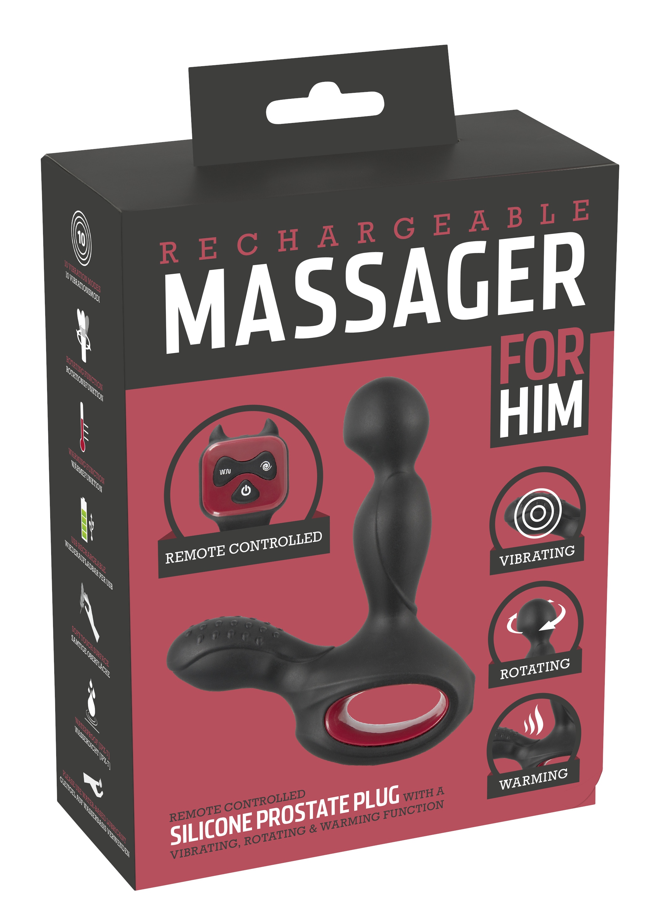 You2Toys Anal-Stimulator »Prostata-Vibrator Silicone Prostate Plug«