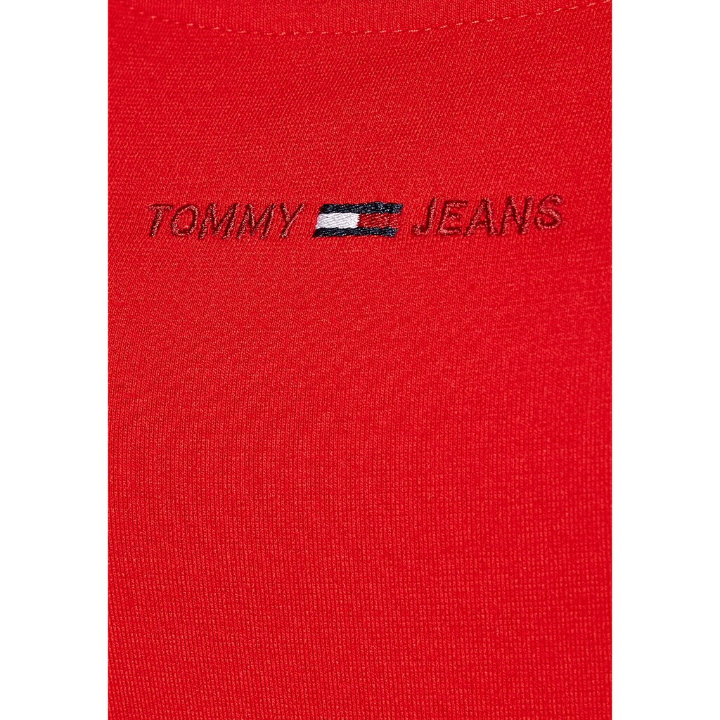 Tommy Jeans Jerseykleid »TJW TINY LINEAR BODYCON DRESS«, mit Tommy Jeans Logostickerei