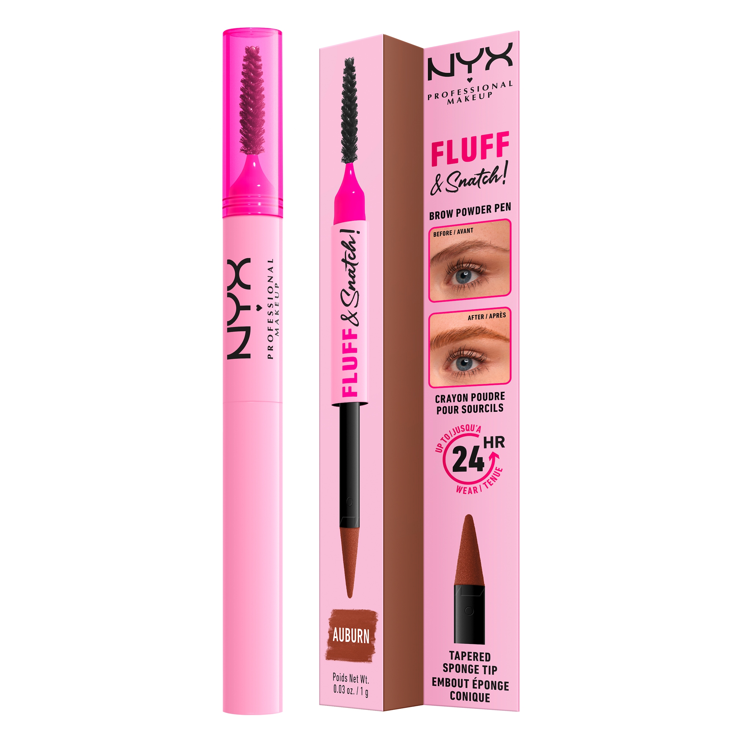 NYX PROFESSIONAL MAKEUP Augenbrauen-Stift »NYX Professional Makeup Fluff & Snatch Puder Augenbrauenstift«