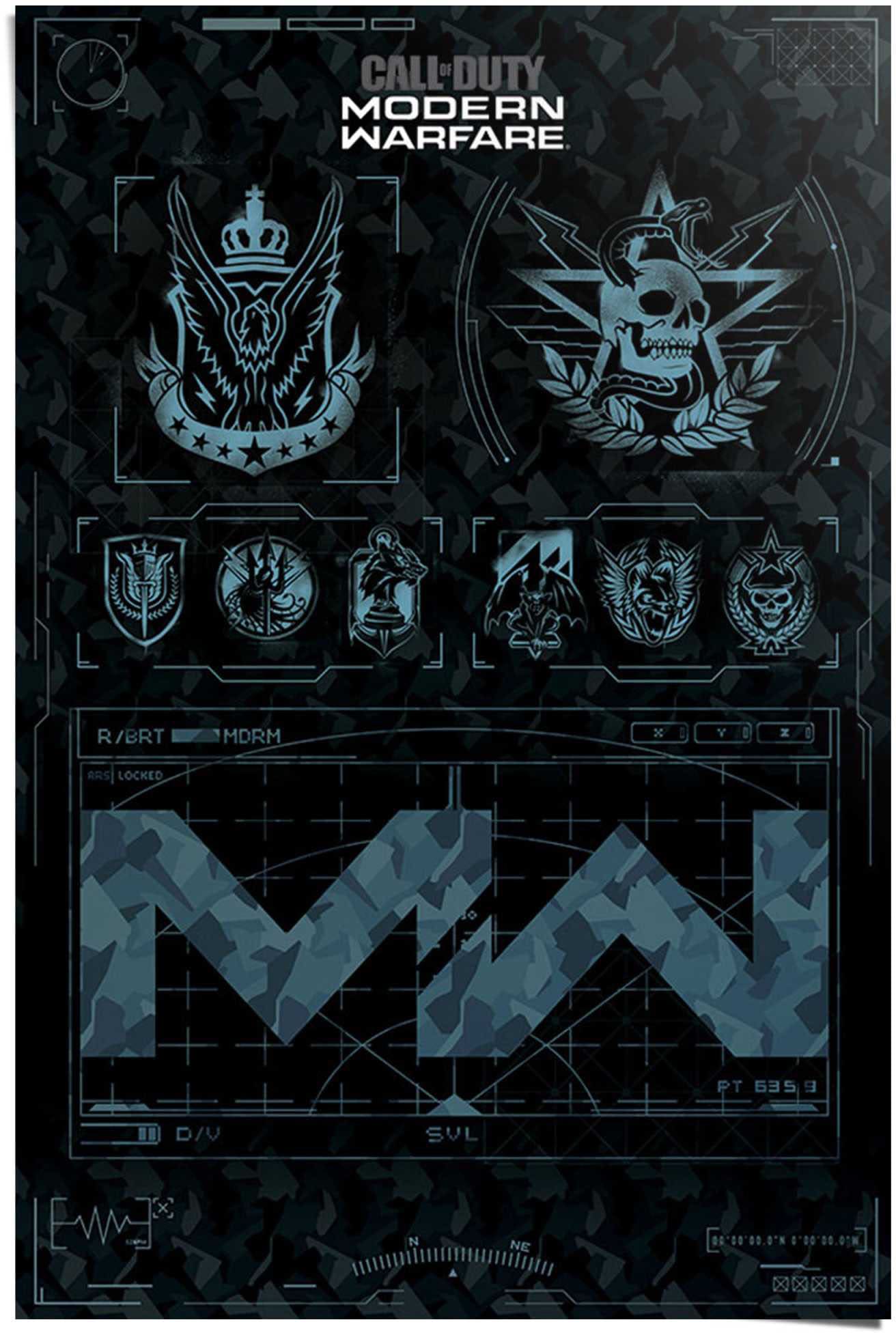 Poster »Call of Duty Modern Warfare Game«, (1 St.)