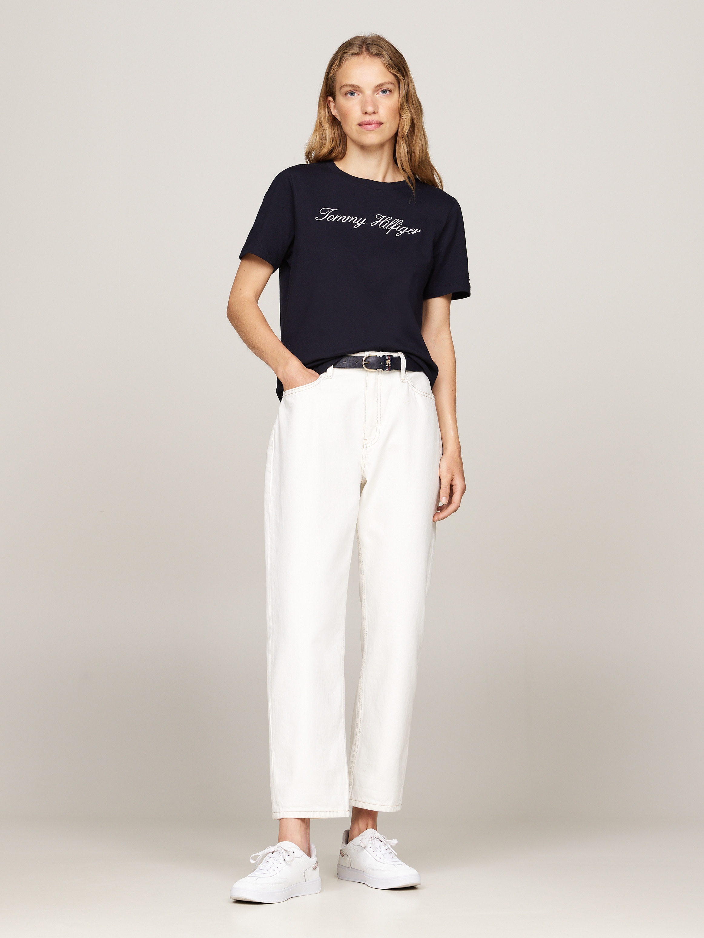 Tommy Hilfiger T-Shirt »NOS SCRIPT REGULAR C-NK SS«