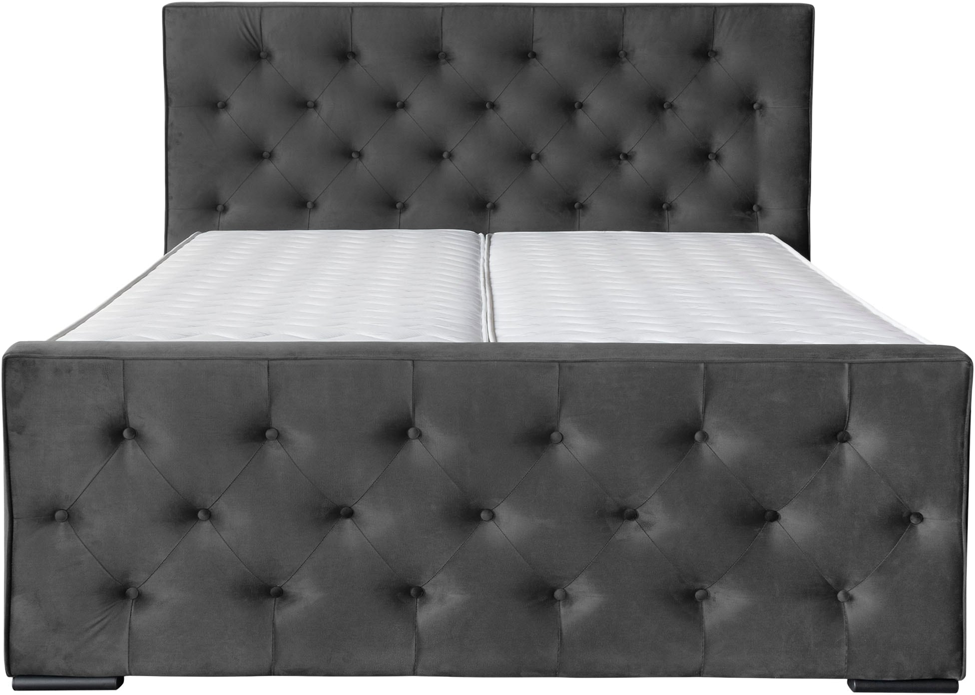 COLLECTION AB Boxspringbett »Florence inkl. Kingsize (28 cm) Matratze (H3) mit integriertem Topper«, inkl. Bettkasten, erhältlich in der Breite 180 cm