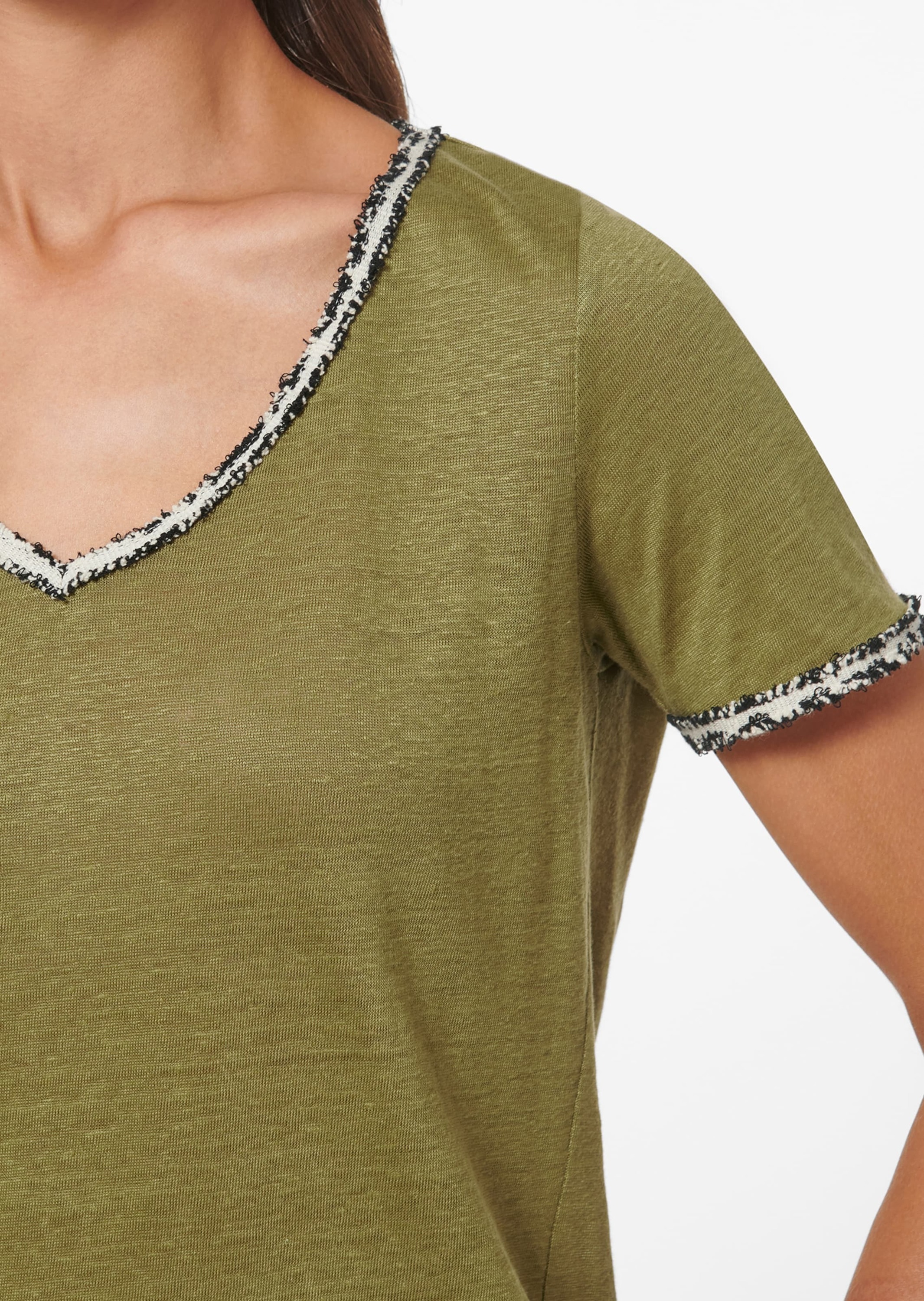 MADELEINE Kurzarmshirt »Shirt Kurzarm-Shirt aus Leinen«