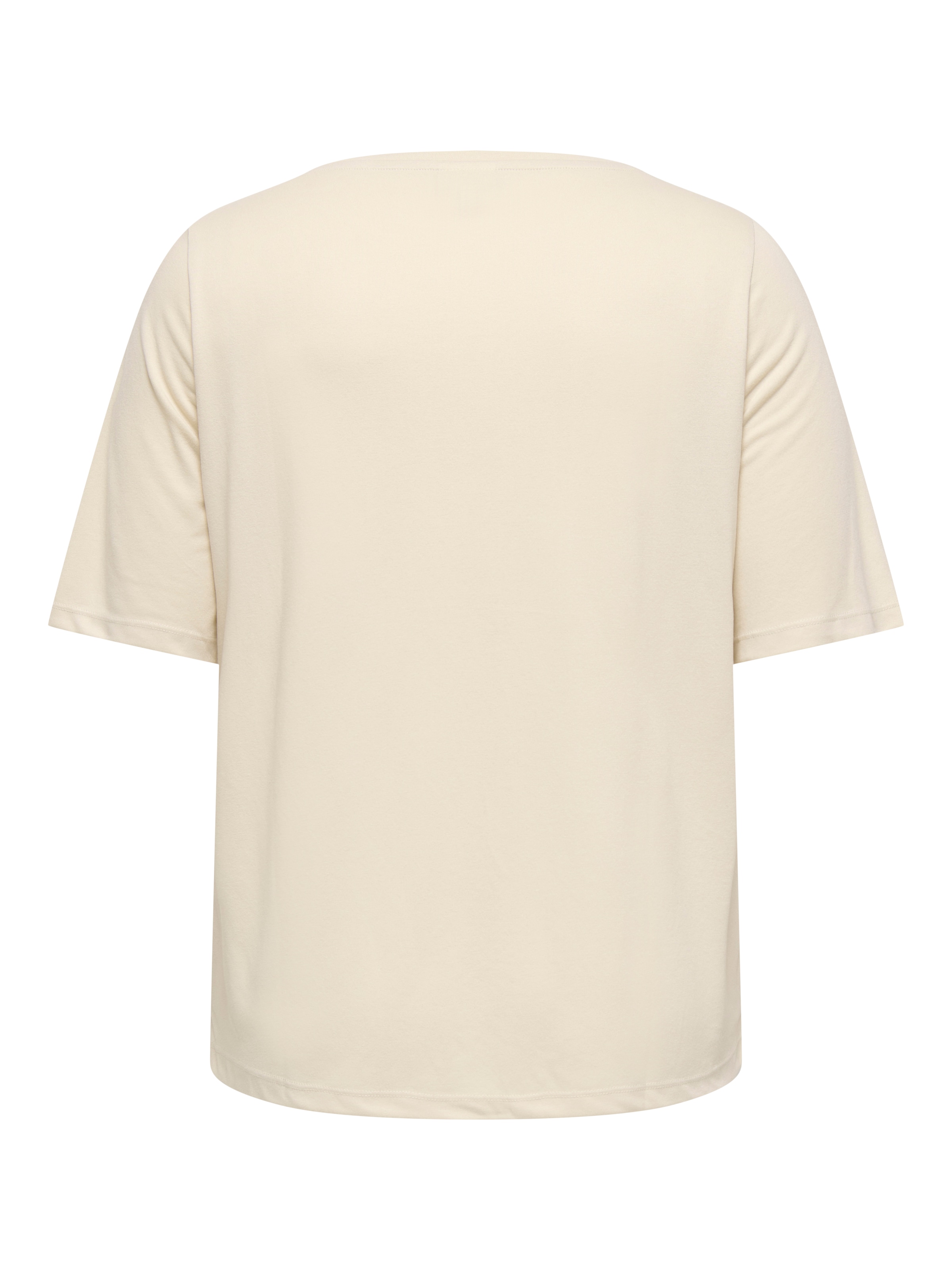 ONLY CARMAKOMA Rundhalsshirt »CARNICKY LIFE 2/4 SLEEV BOATNECK TEE JRS«