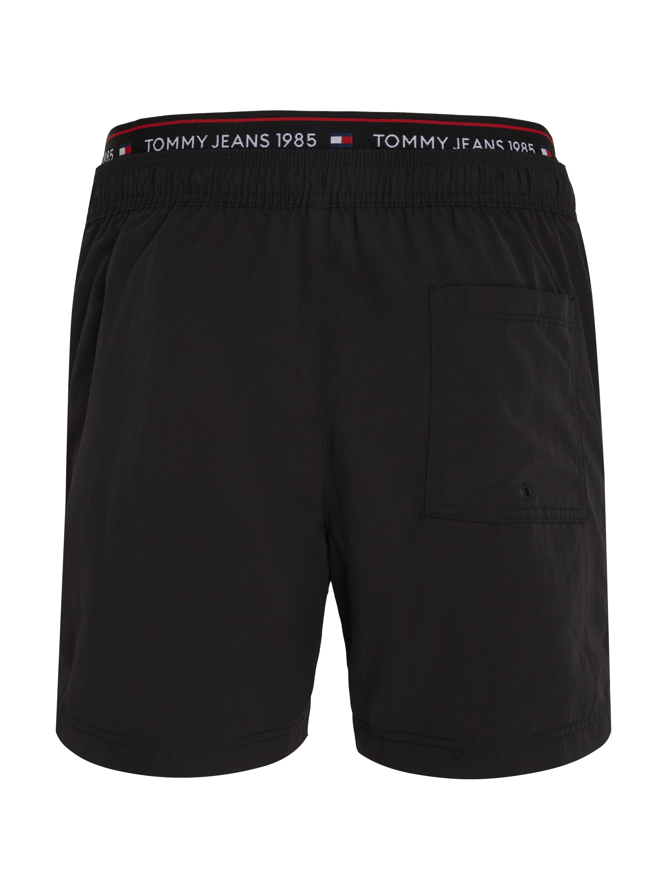 Tommy Hilfiger Swimwear Badeshorts »DW SF MEDIUM DRAWSTRING«, mit Logostickerein auf dem Bund