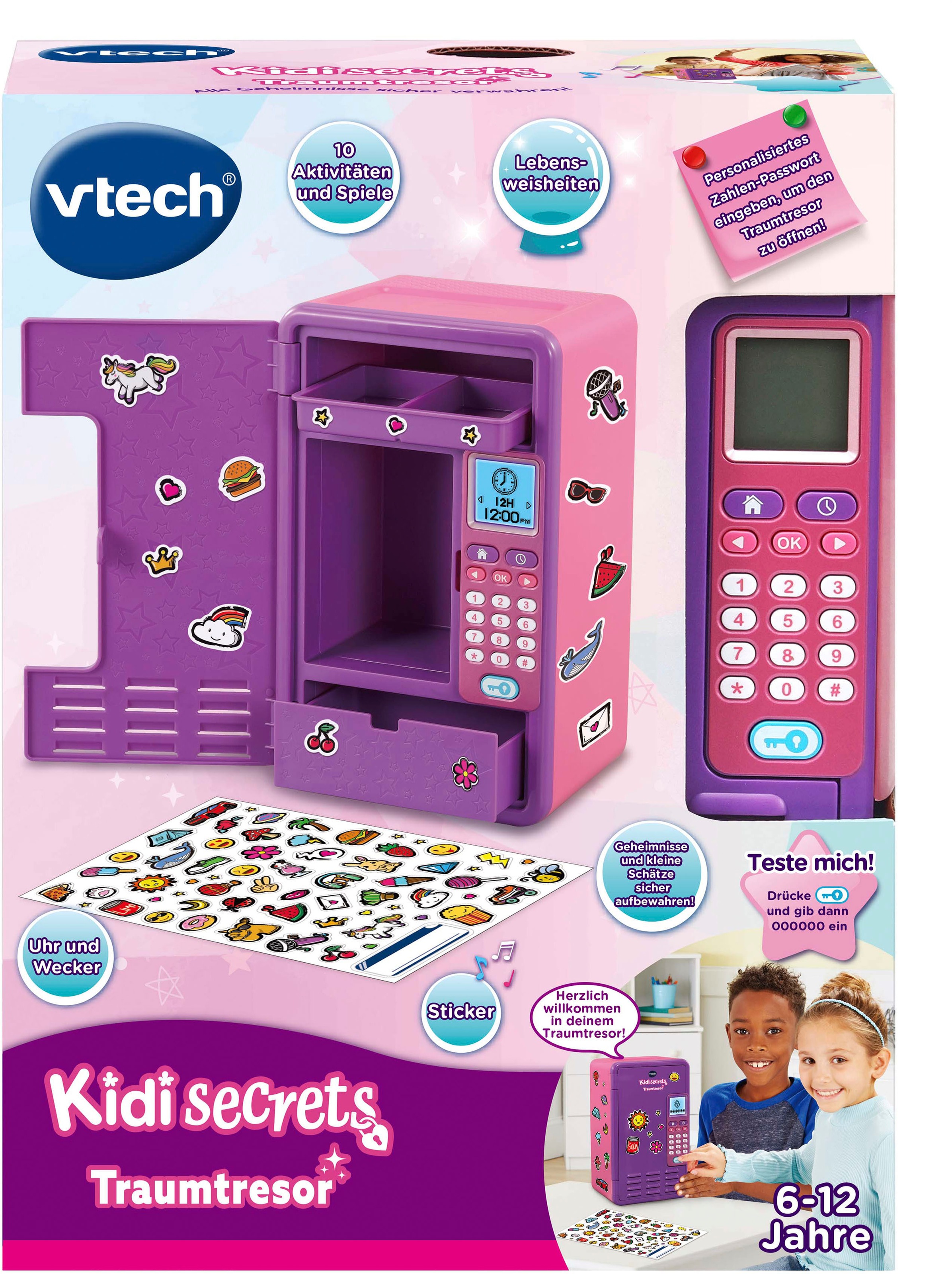 Vtech® Elektronisches Tagebuch »Kiditronics, Kidisecrets Traumtresor«, mit Zahlencode und Lautsprecher
