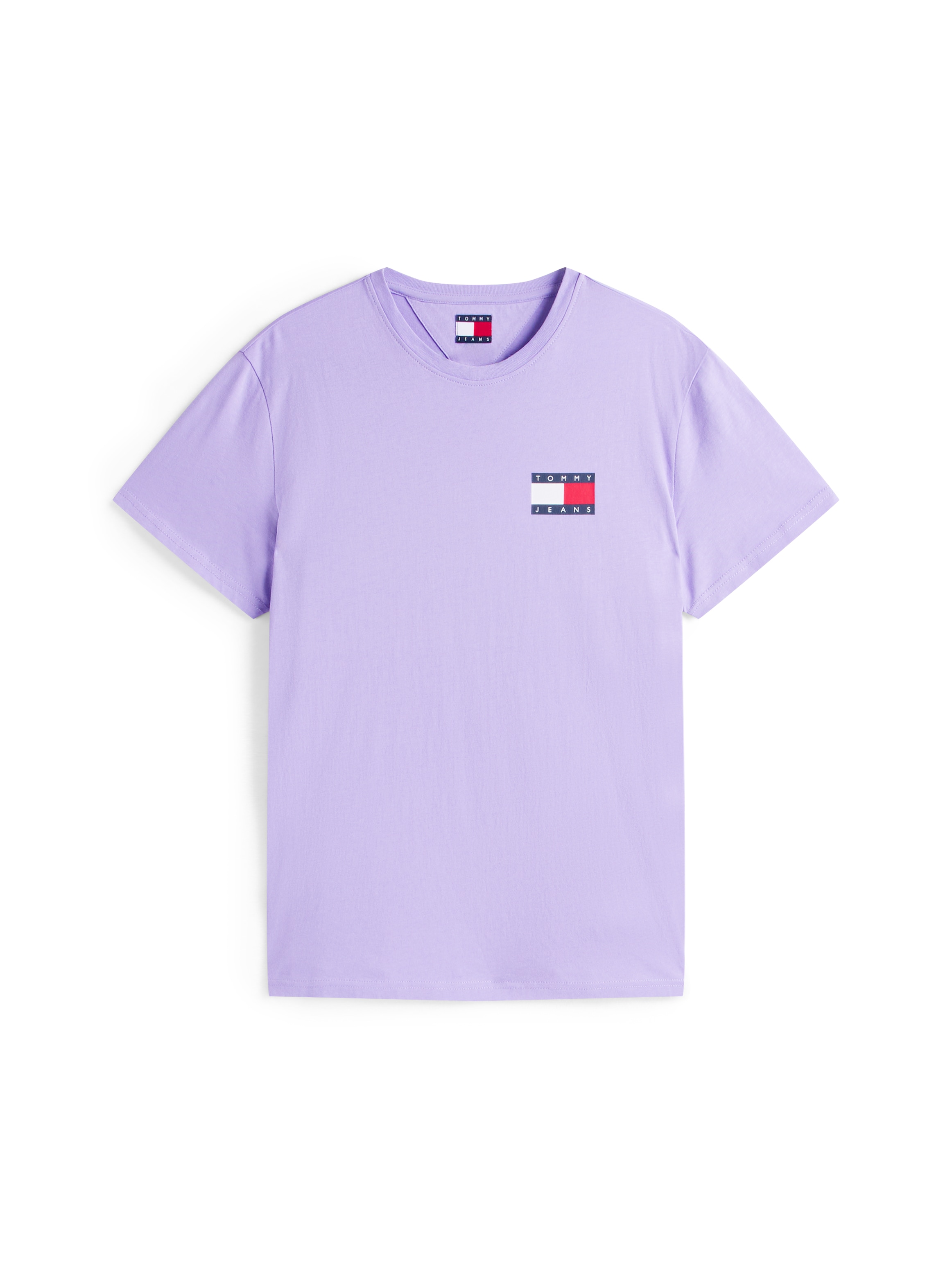 Tommy Jeans T-Shirt »TJM SLIM ESSENTIAL FLAG TEE EXT«, Mit Rundhalsausschnitt