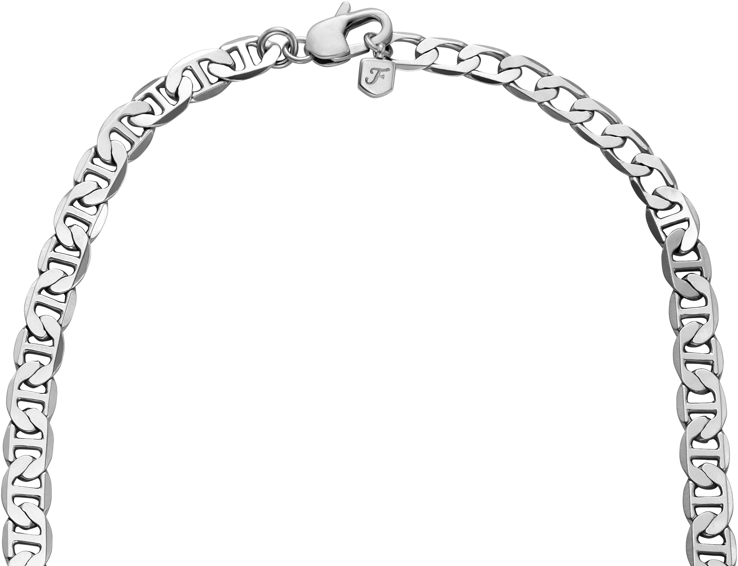 Fossil Kette ohne Anhänger »Schmuck Geschenk Metall Halskette Heritage Anchor, JA7238040«