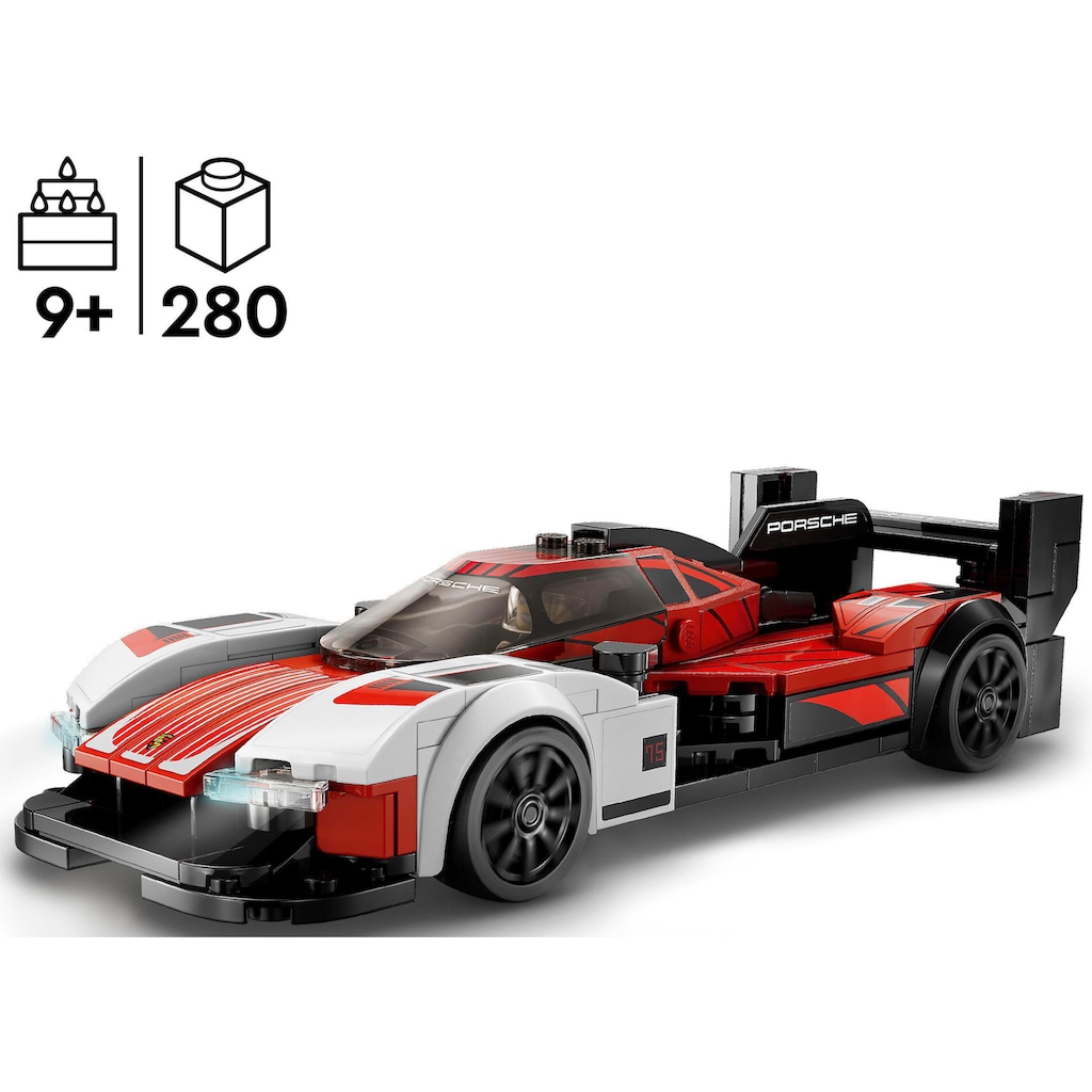 LEGO® Konstruktionsspielsteine »Porsche 963 (76916), LEGO® Speed Champions«, (280 St.)