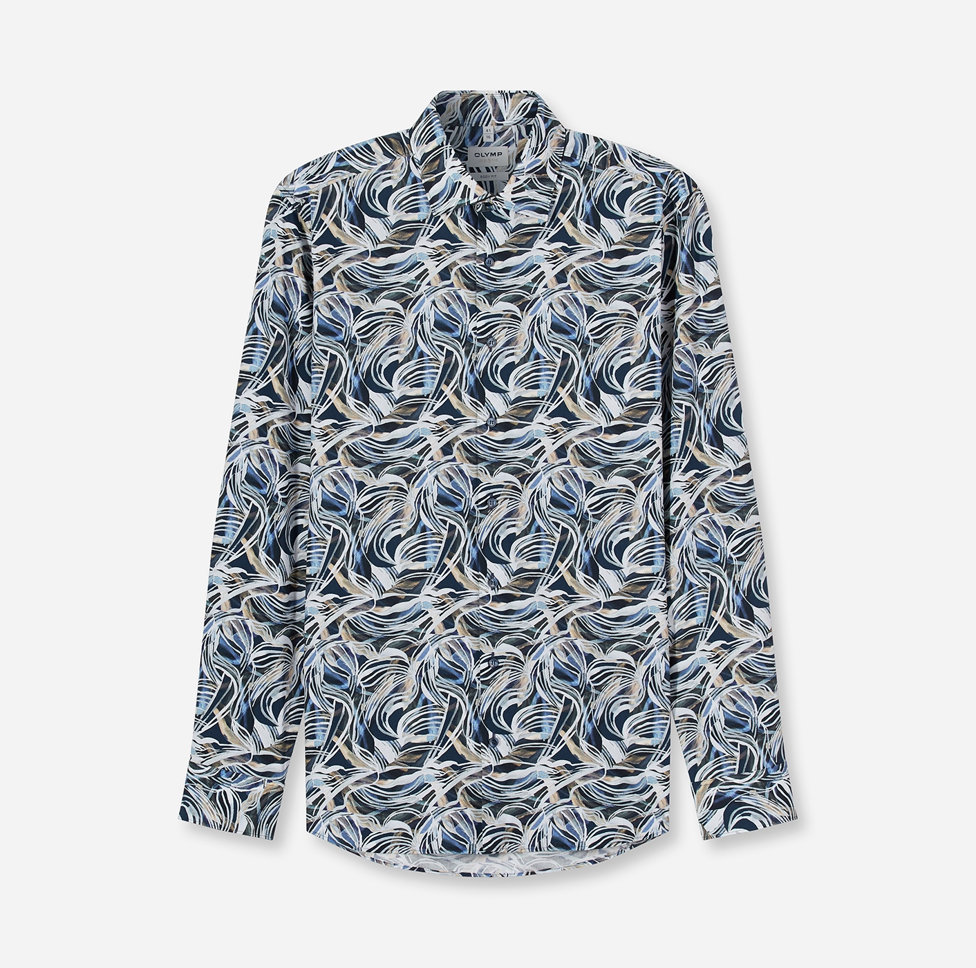 OLYMP Langarmhemd »Level Five« Businesshemd, body fit, New York Kentkragen