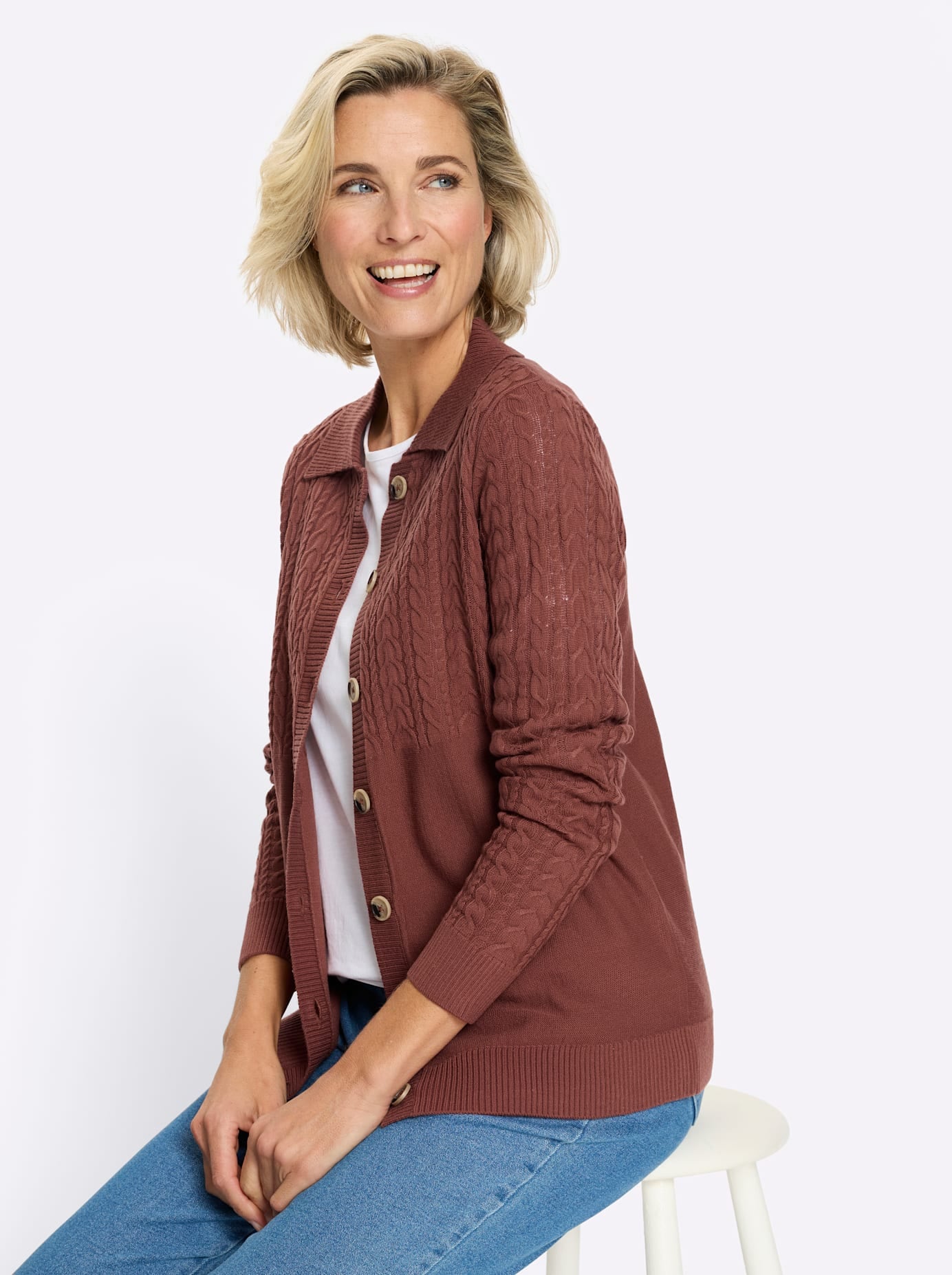 Classic Basics Strickjacke