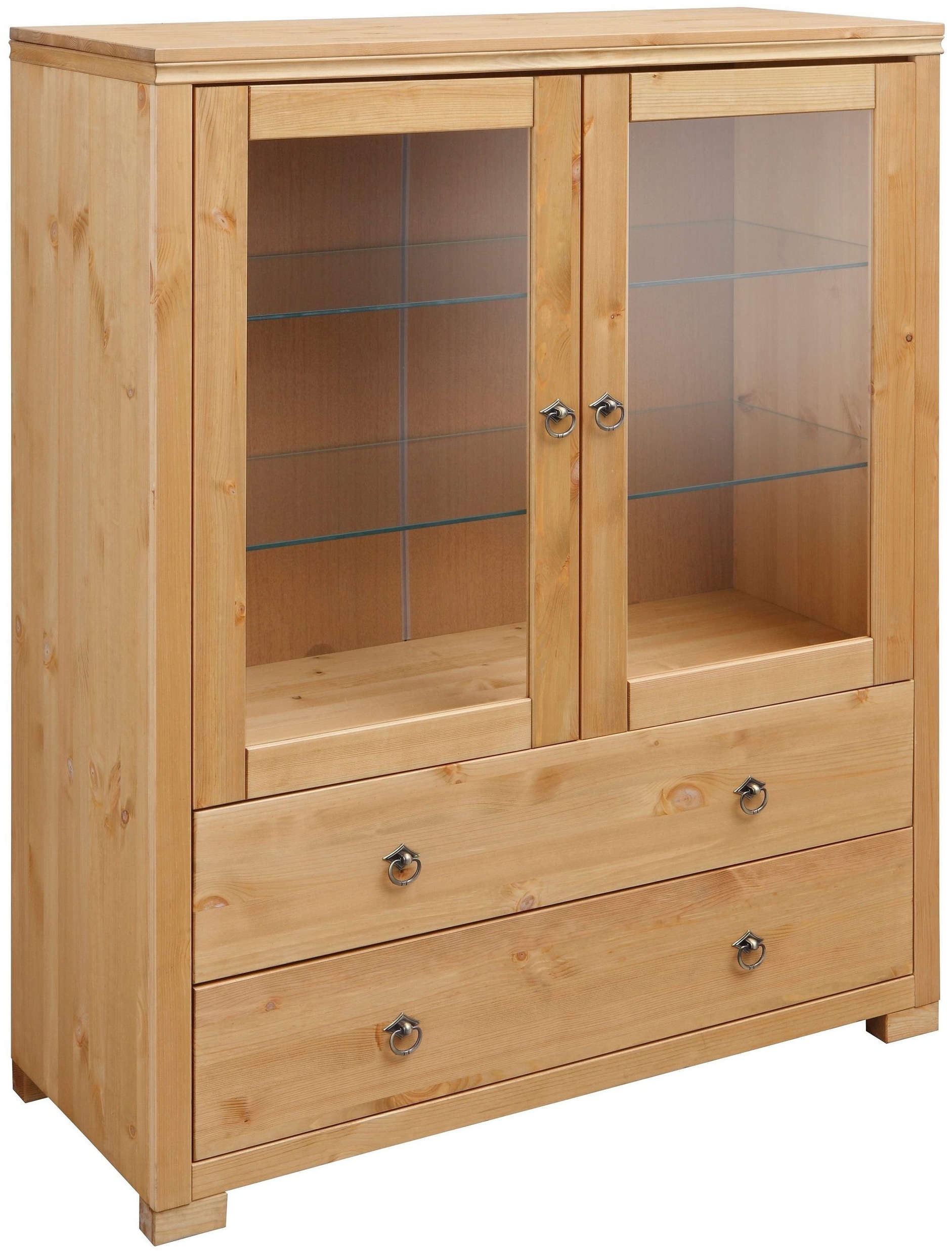 Home affaire Wohnwand »Gotland«, (Set, 3 St.), bestehend aus 1 Highboard, 1 TV-Lowboard und 1 Vitrine