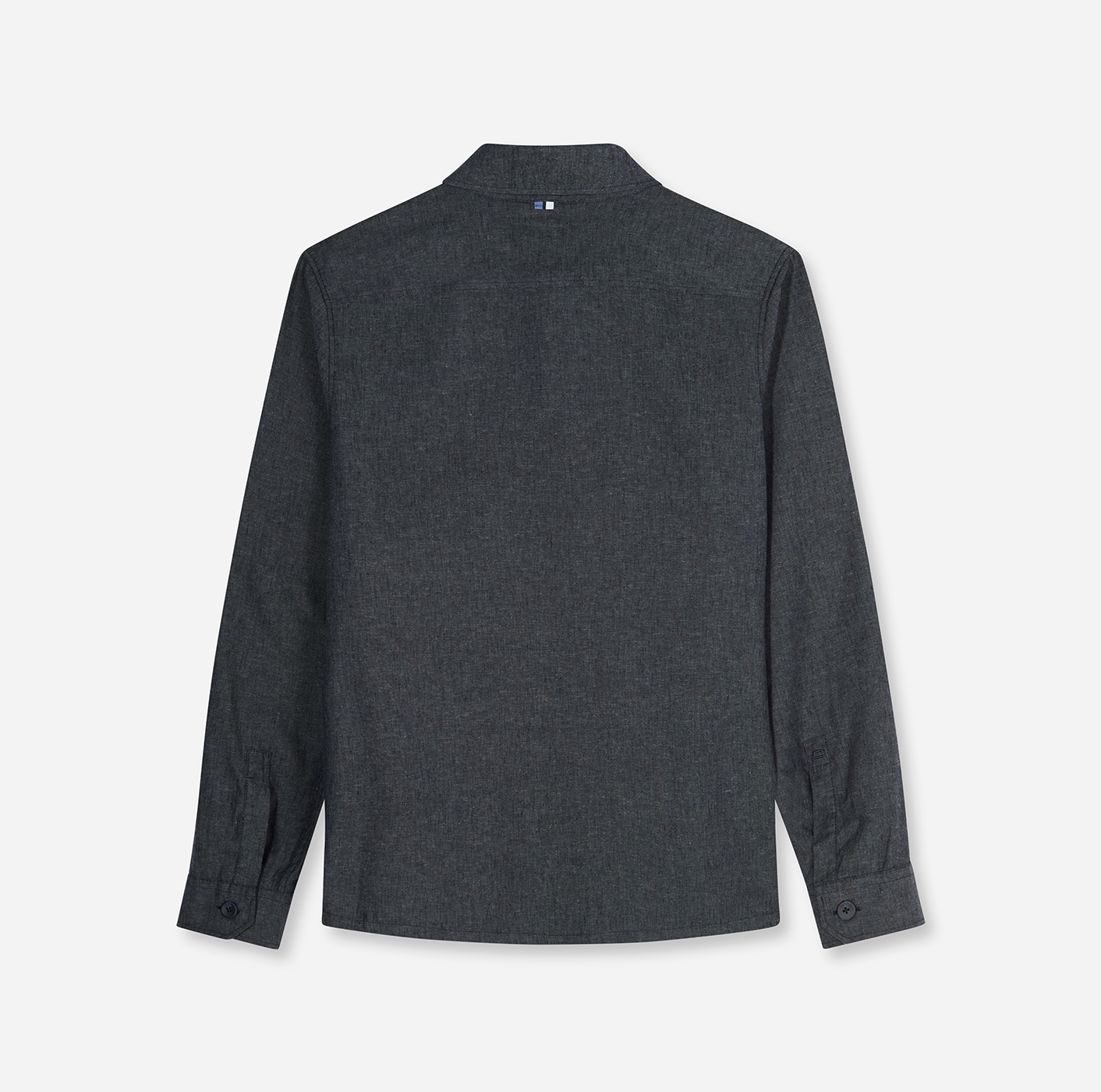 OLYMP Hemdjacke Overshirt, Leinen, Modern Fit, Kentkragen