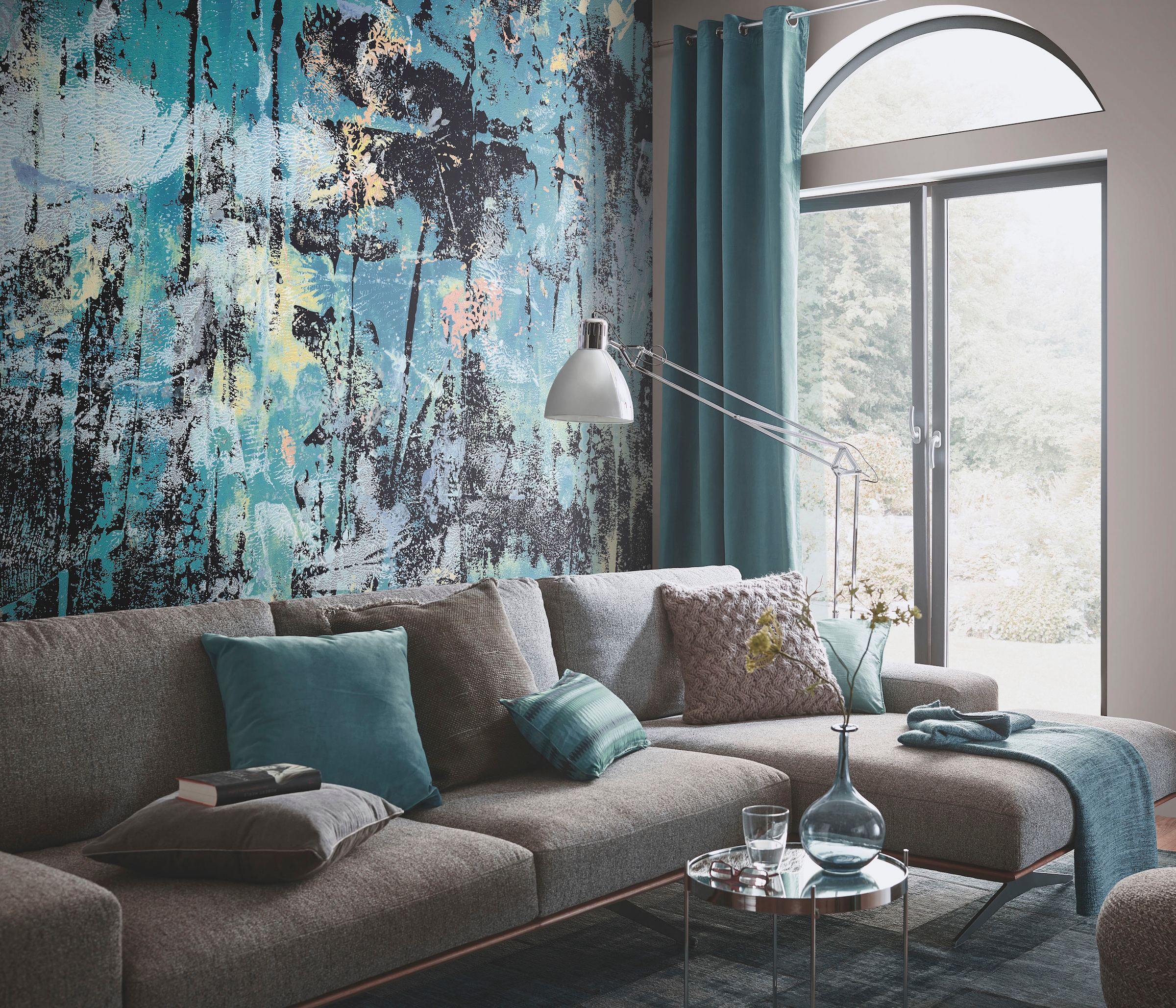 Fashion for walls Fototapete »Into the blue«, Kunst, Phthalate frei