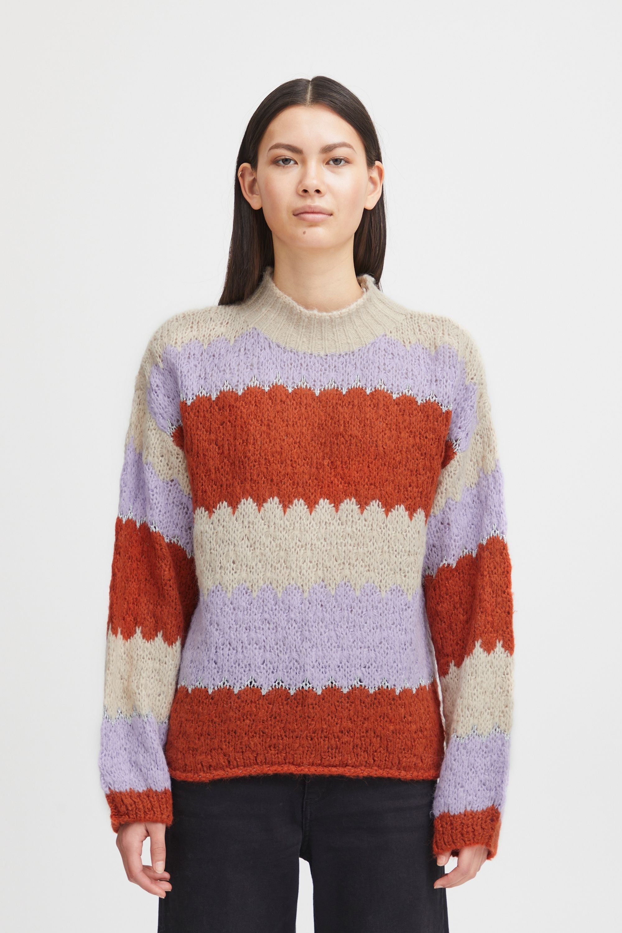 Ichi Strickfleece-Pullover »Strickpullover IHOsansa«