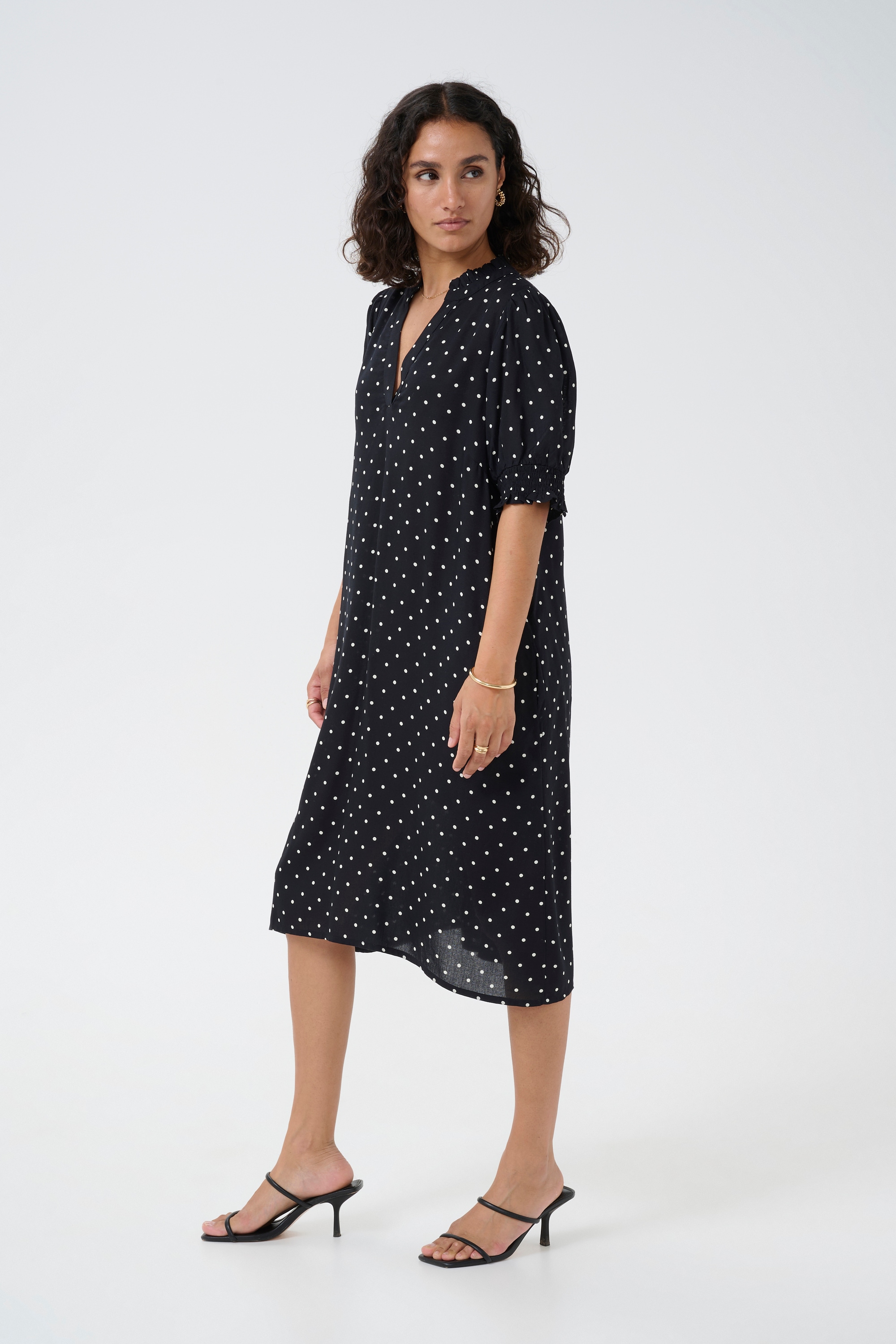 KAFFE Midikleid »Kleid KAbeathe«