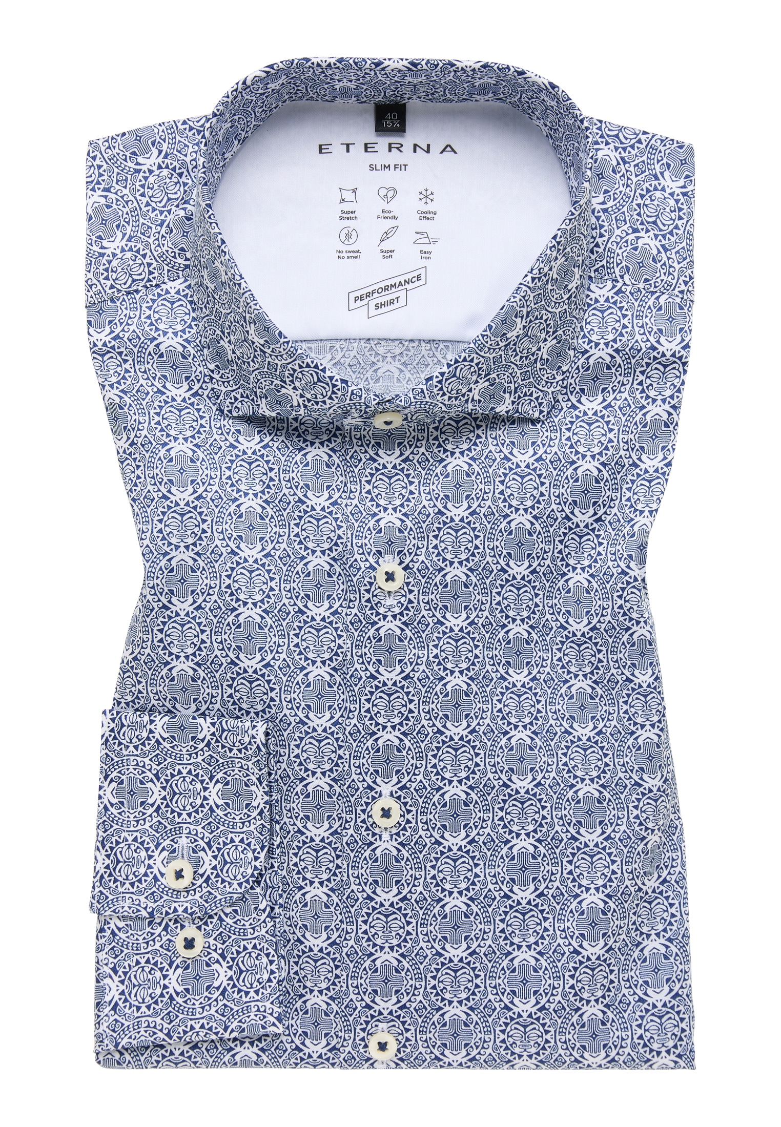 Eterna Langarmhemd »SLIM FIT«