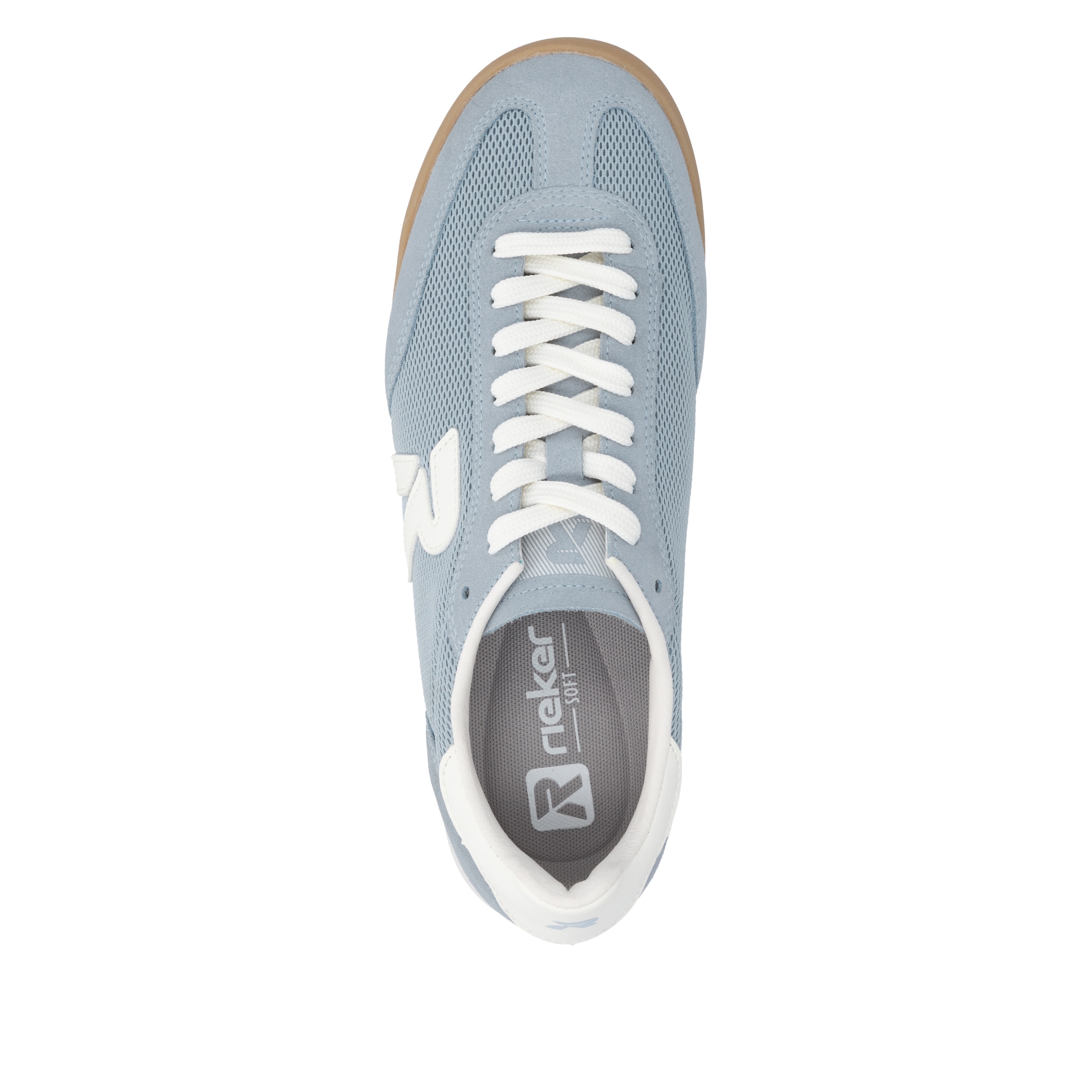 RIEKER Sport Sneaker  Sportschuh, Schnürschuh, Halbschuh mit gepolstertem Schaftrand