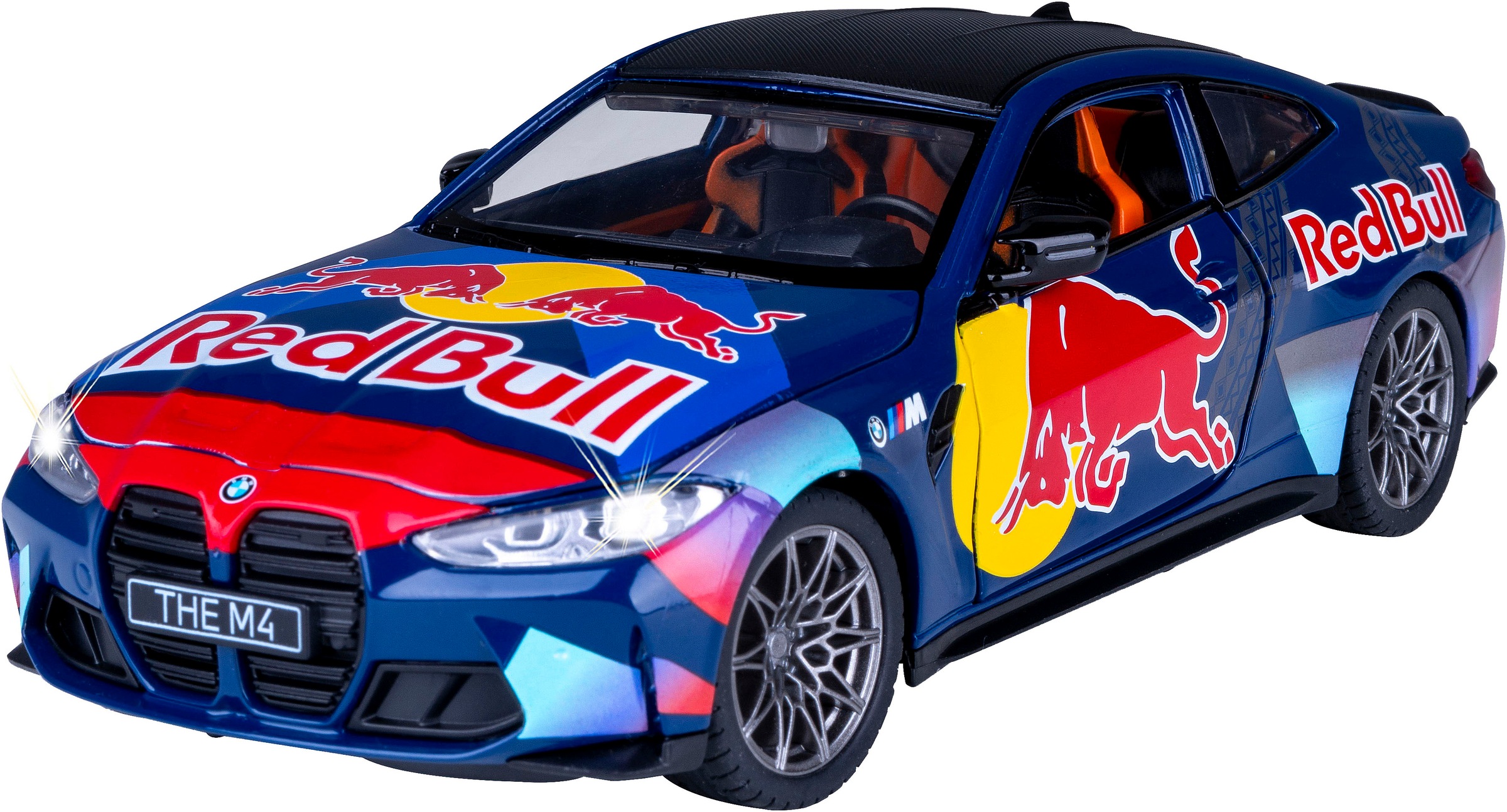 Jamara Spielzeug-Auto »Diecast BMW M4 blau«, LED Licht; Maßstab 1:24
