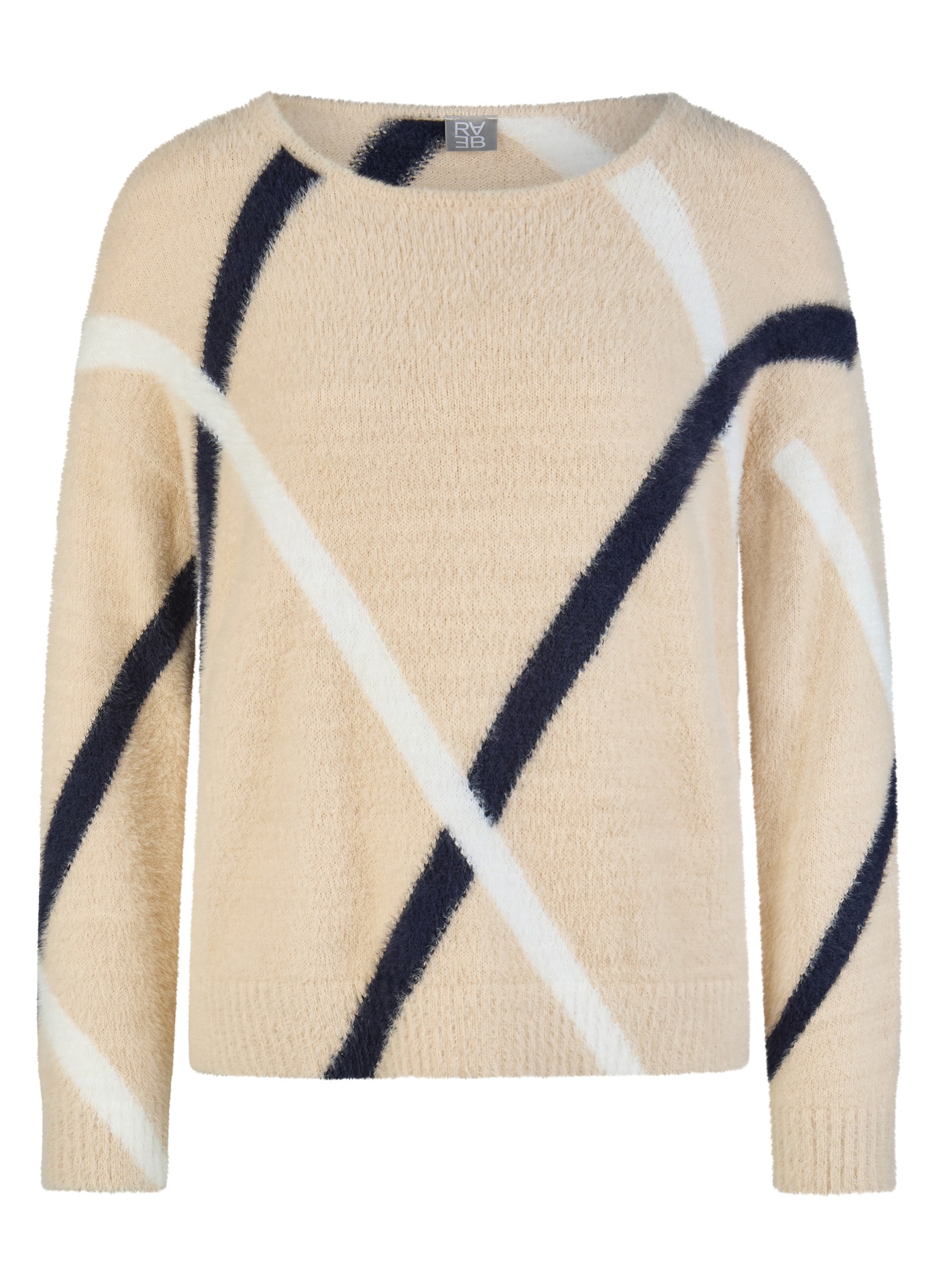 Rabe Strickpullover mit grafischem Muster