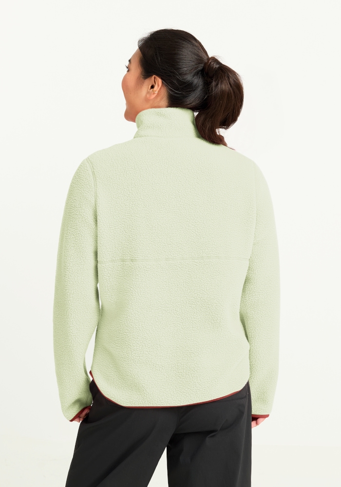 Jack Wolfskin Fleecepullover »LITE CURL HZ W«, mit hohem Kragen, aus Polyester
