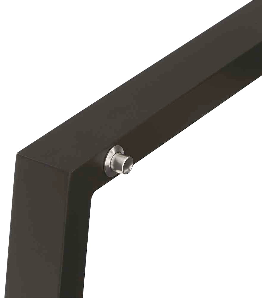 Siena Garden Gartenlounge-Set »Valencia«, (3 tlg., 1x Bank, 2x Sessel), Aluminium,verstellbar,inkl. Kissen in salt&pepper, mit Reißverschluss