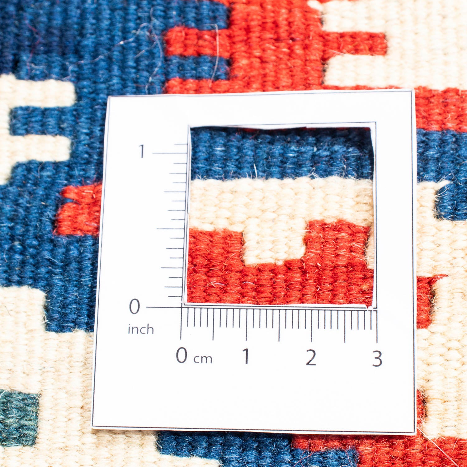 morgenland Wollteppich »Kelim - Oriental quadratisch - 98 x 93 cm - dunkelblau«, quadratisch, Wohnzimmer, Einzelstück