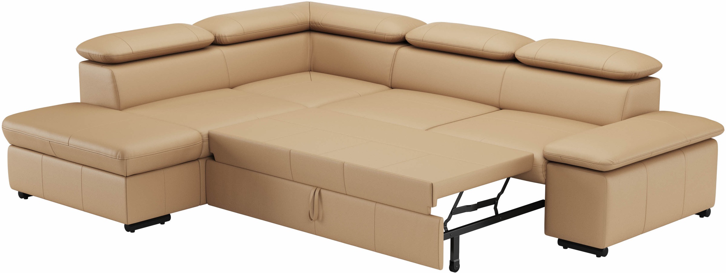 sit&more Ecksofa »Alcudia L-Form«, mit Armteilverstellung, optional Kopfteilverstellung und Bettfunktion
